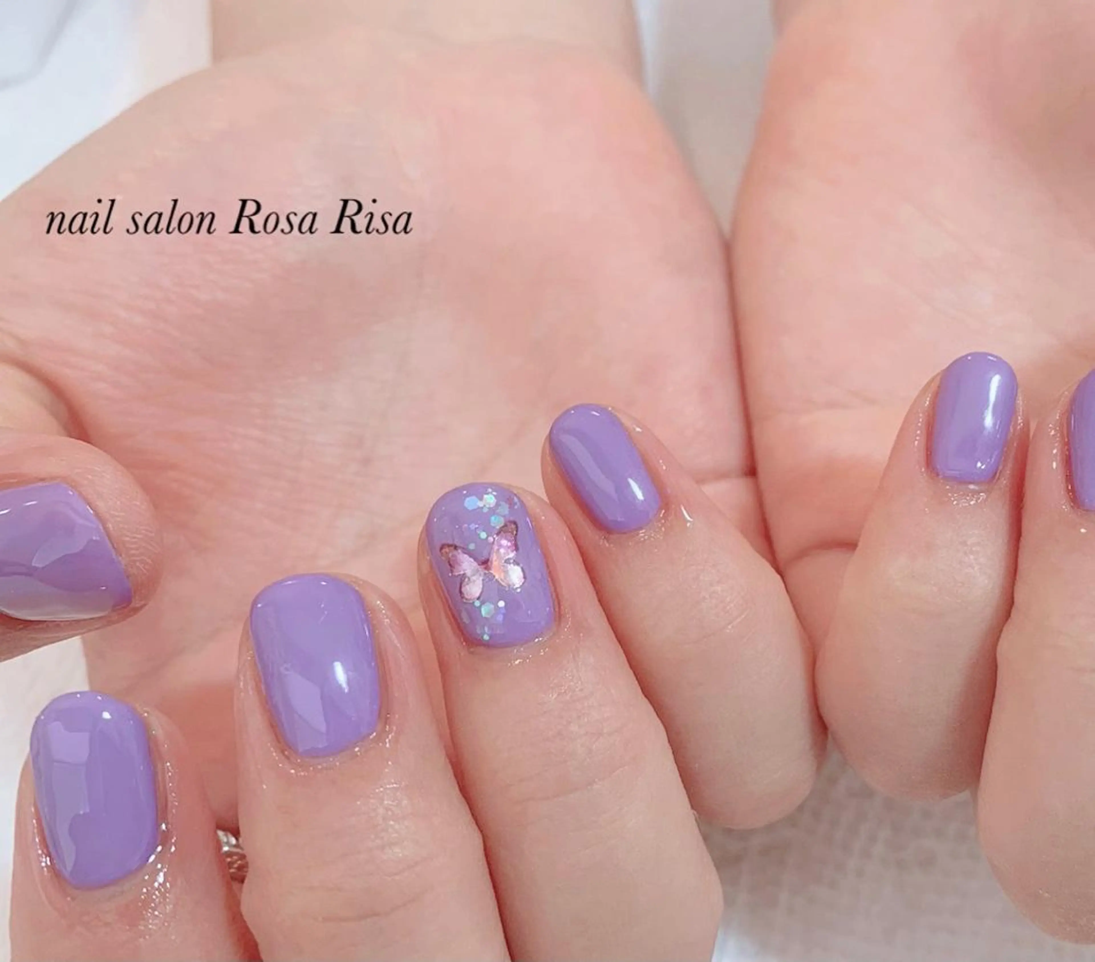 ショート ネイル オーロラネイル ネイルスタジオ シェイクユアハンズのネイルデザイン