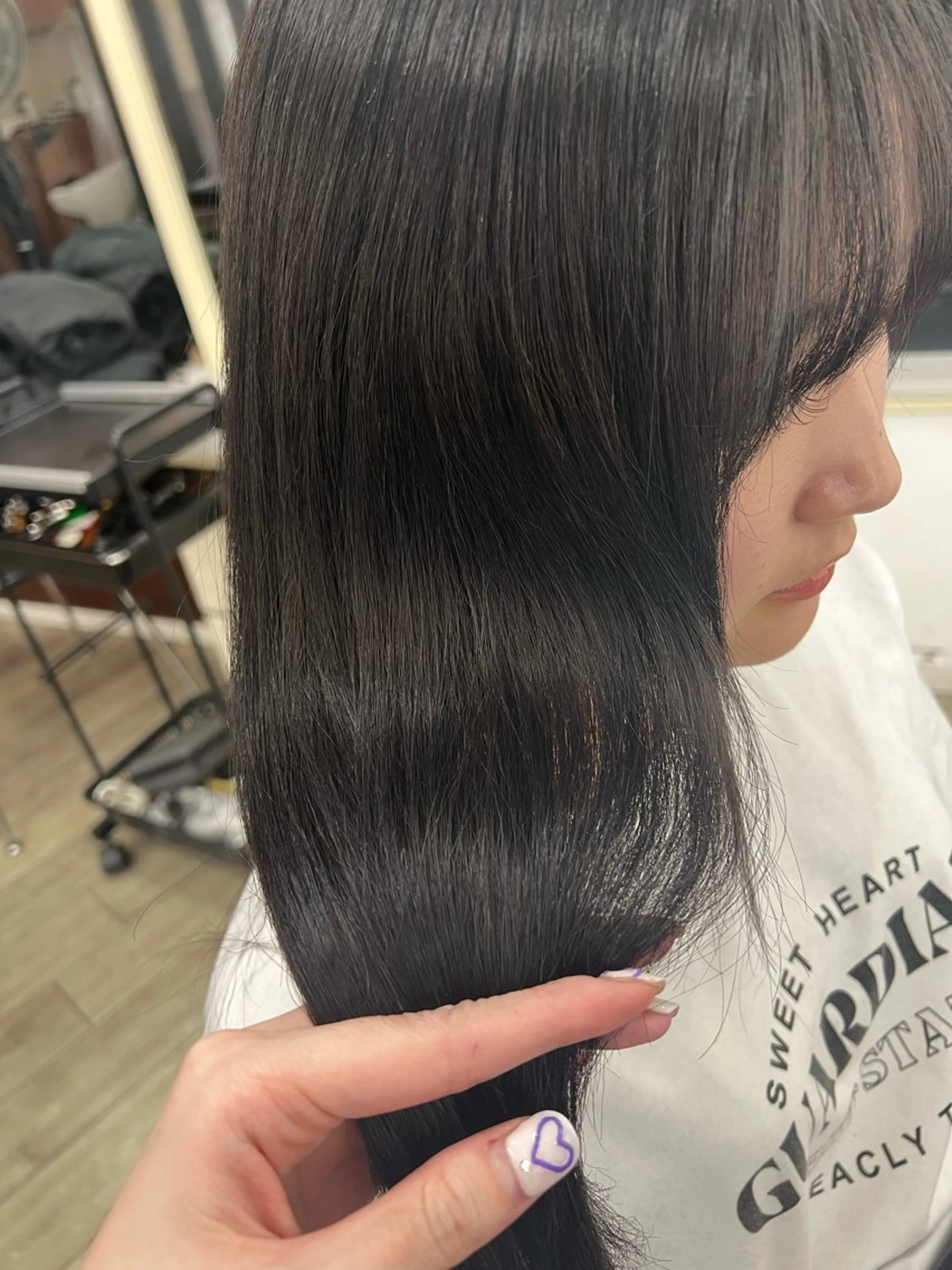 ロング トリートメント ヘアカラー 宮田 かやののヘアスタイル