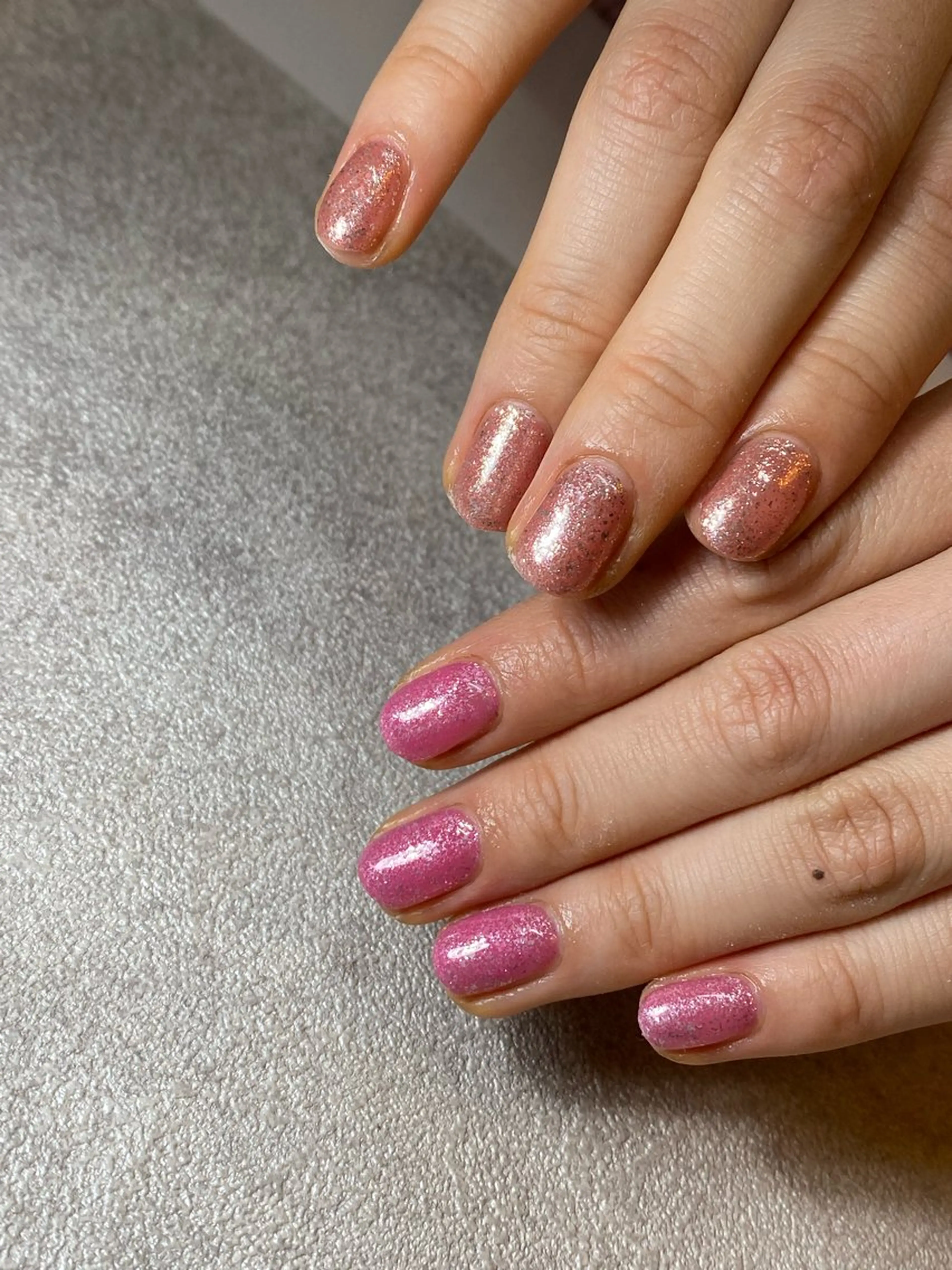 ネイル ラメ(グリッター) ワンカラーネイル ハンドネイル LIll nailのネイルデザイン