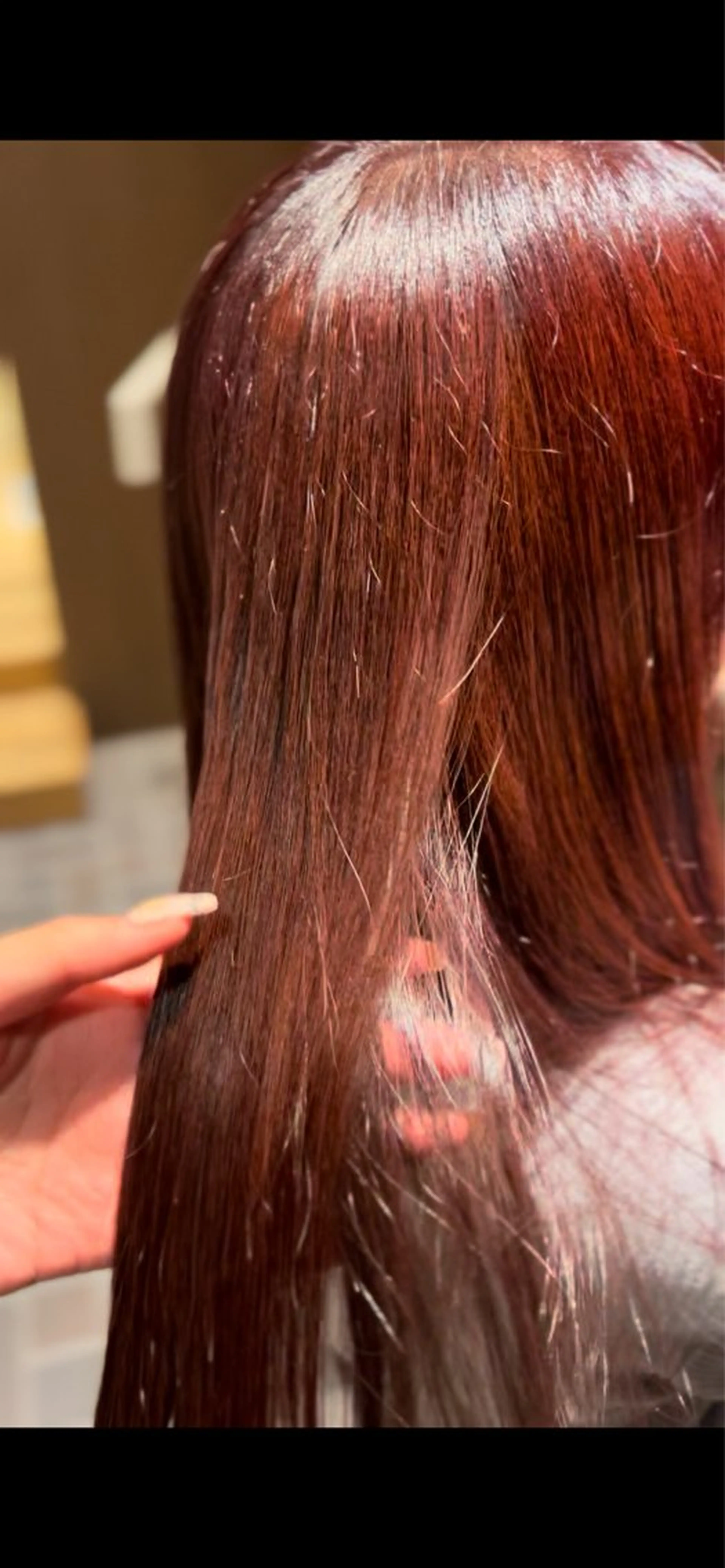 カラー 髪質改善 ふくむら ゆうかのヘアスタイル