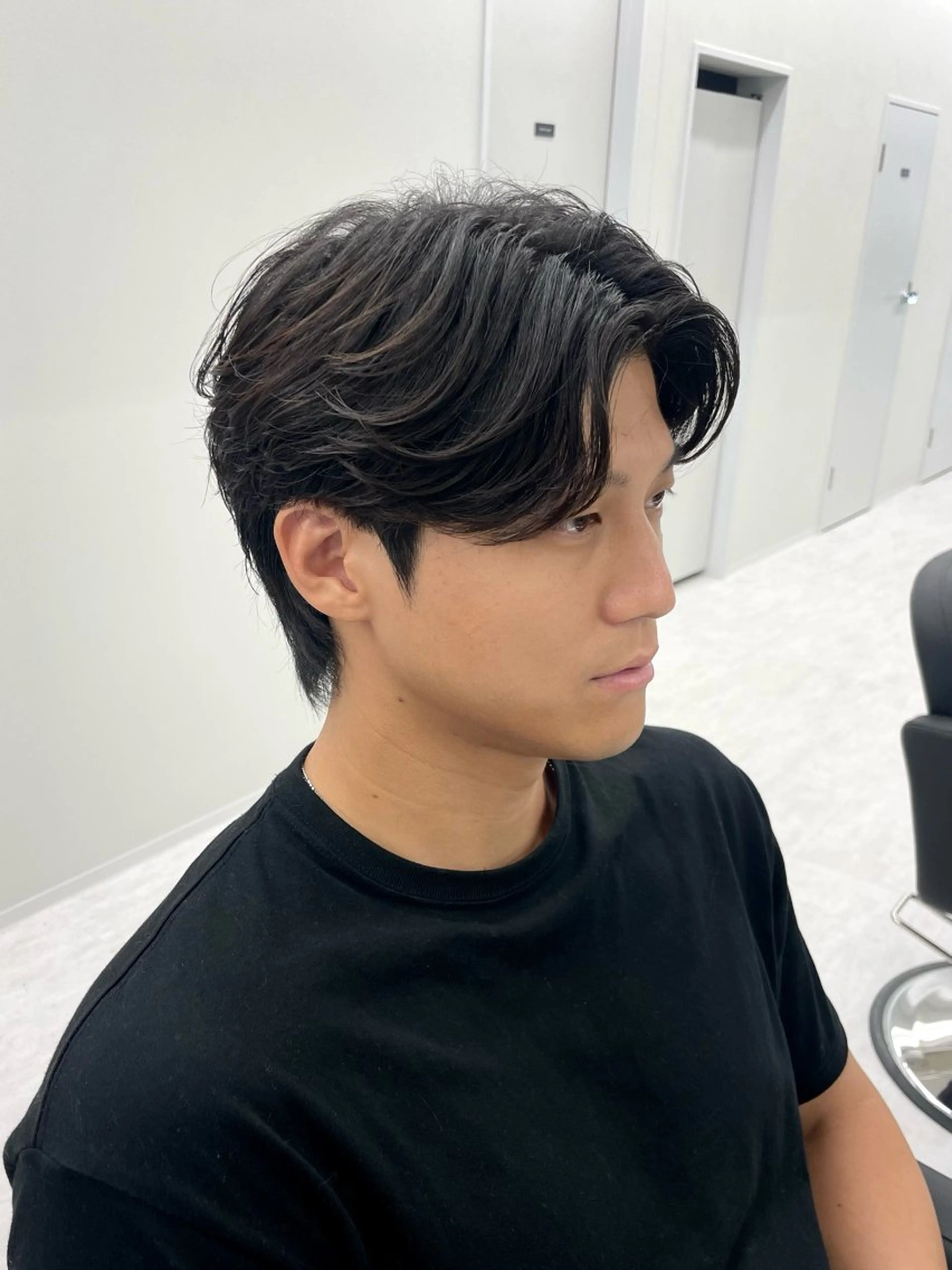 パーマ メンズ フェザーパーマ メンズパーマ カット パーマ 福永速人 /メンズパーマのヘアスタイル