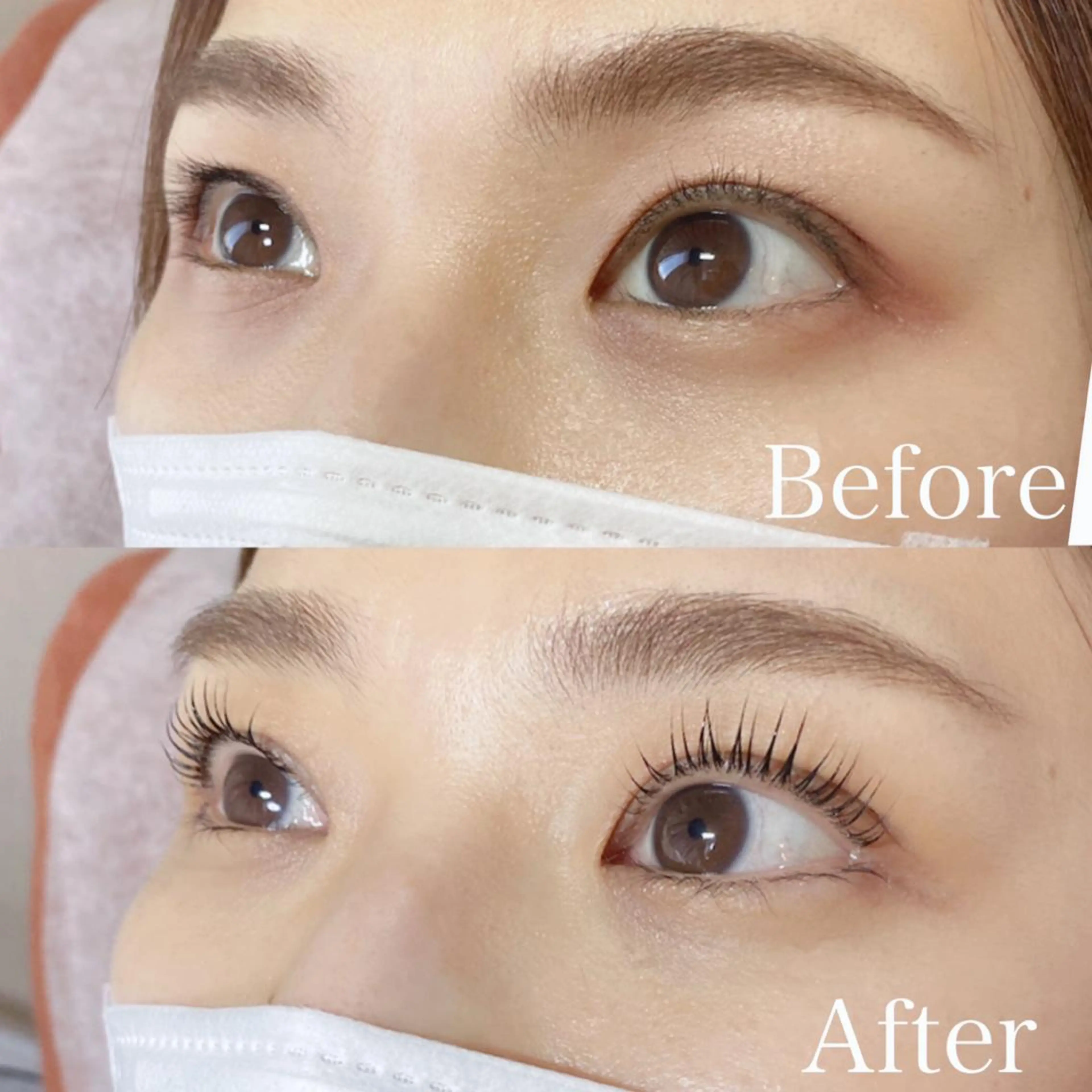 マツエク・マツパ パリジェンヌラッシュリフト マツパ LanNe Asukaの眉毛・アイブロウイメージ