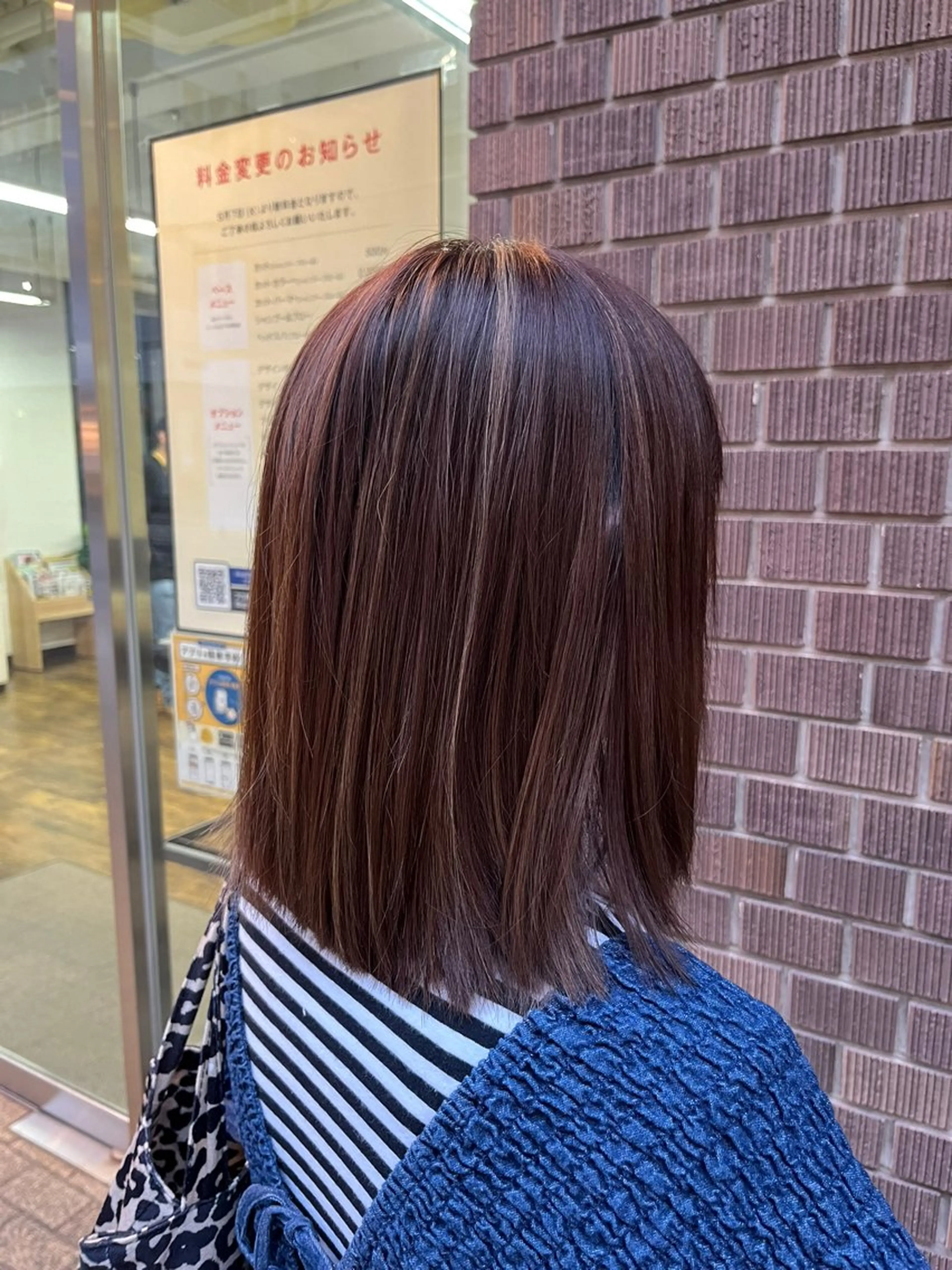ミディアム カラー ハイライトカラー ハイライト kazu🐱 /阿倍野/梅田のヘアスタイル