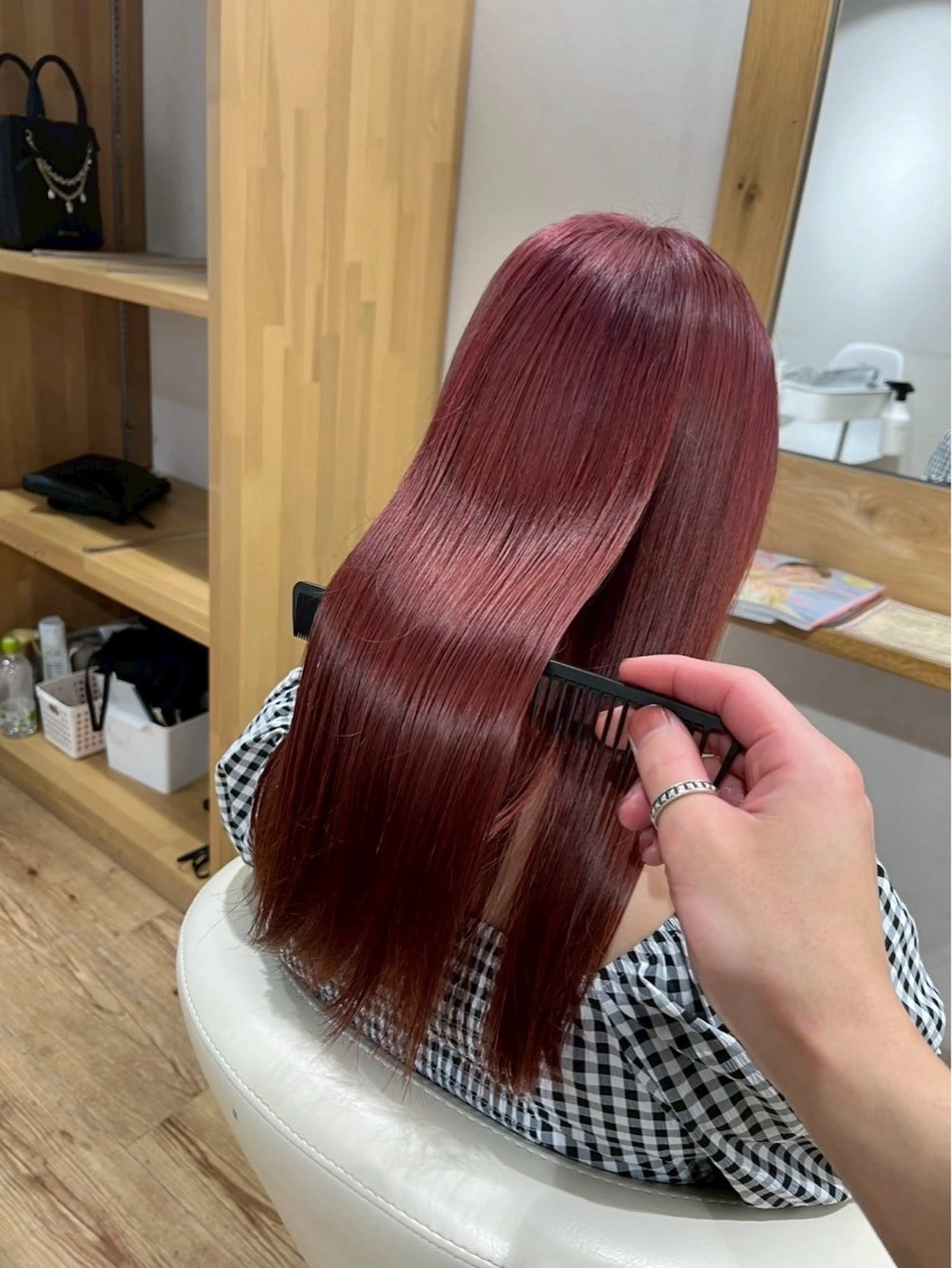 ロング カラー 大内 良斗のヘアスタイル