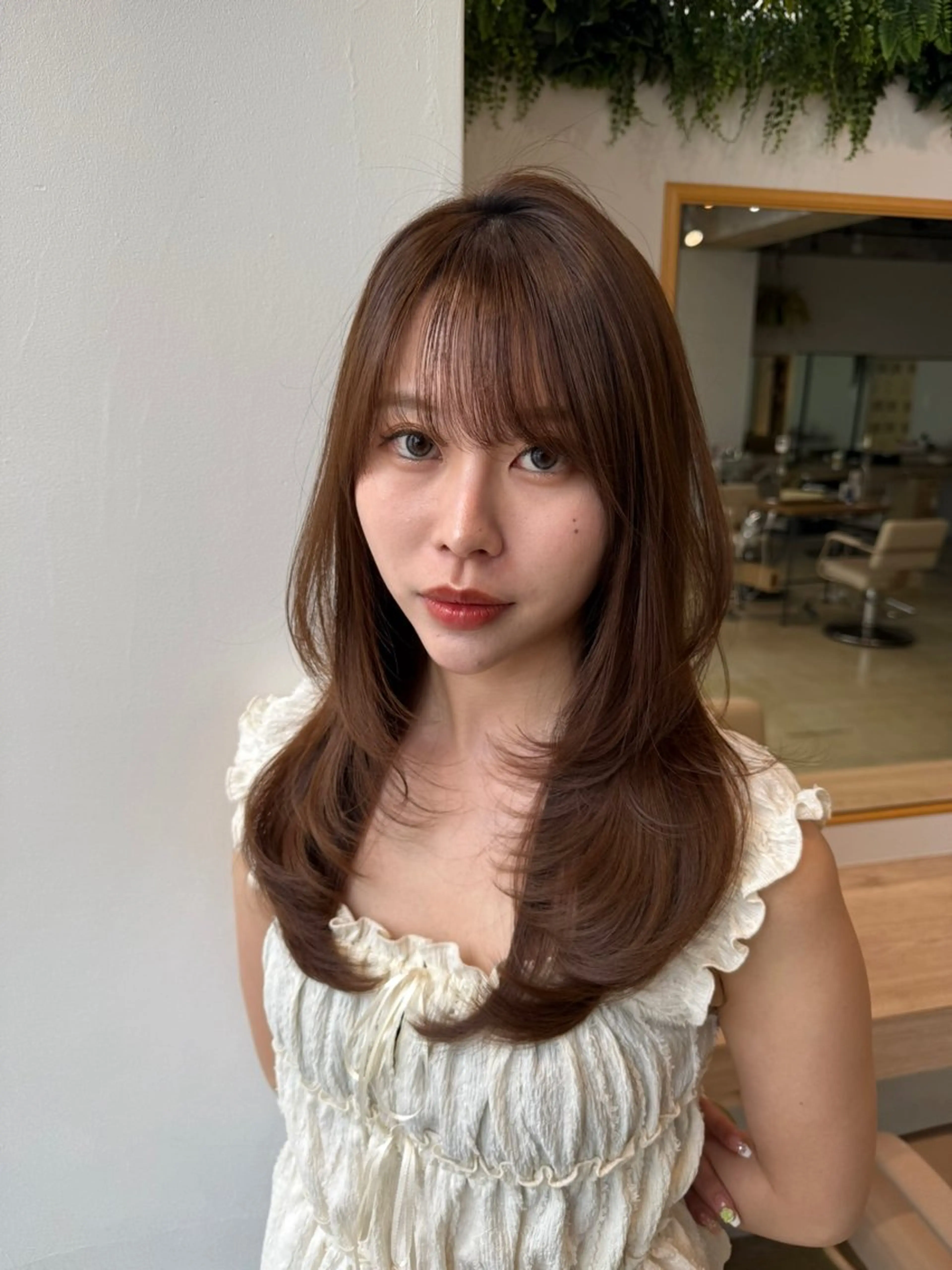 セミロング カラー 髪質改善/縮毛矯正 /恵比寿/横山将大のヘアスタイル