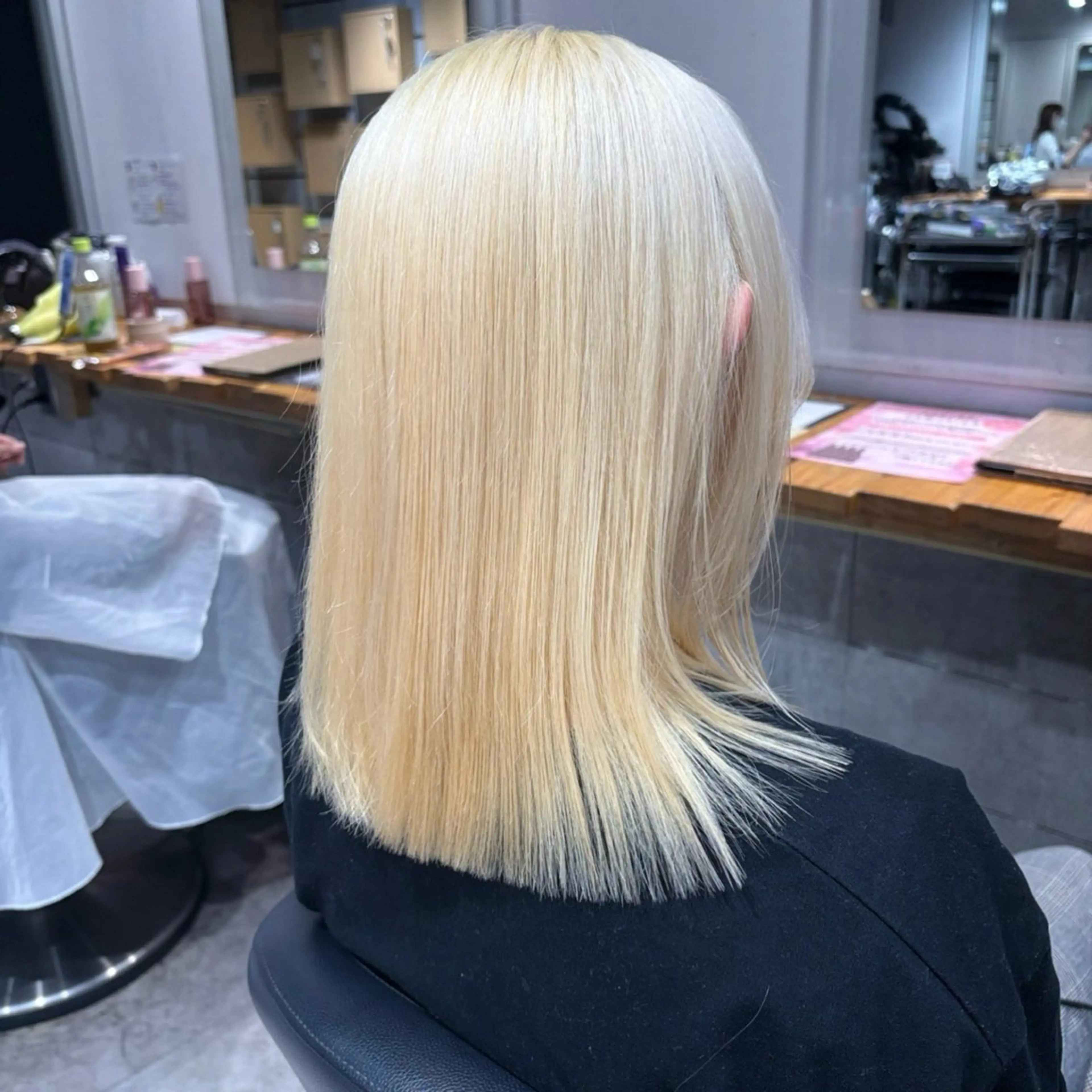 セミロング 髪質改善 トリートメント トリートメント 吉田 成希のヘアスタイル