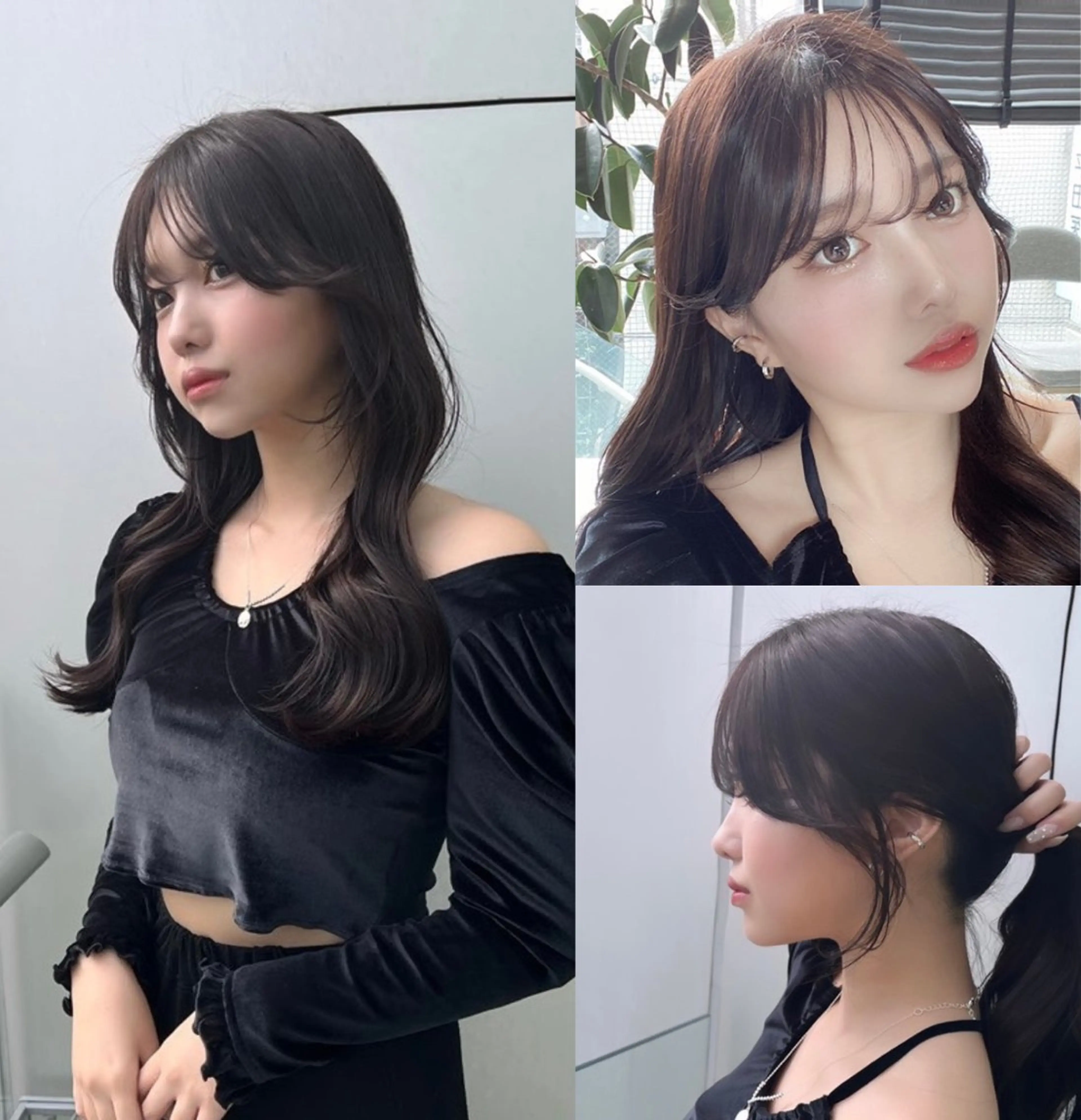 ミディアム カラー カット ヘアカラー トリートメント 🌫️大人韓国ヘア 🌫️naoyaのヘアスタイル