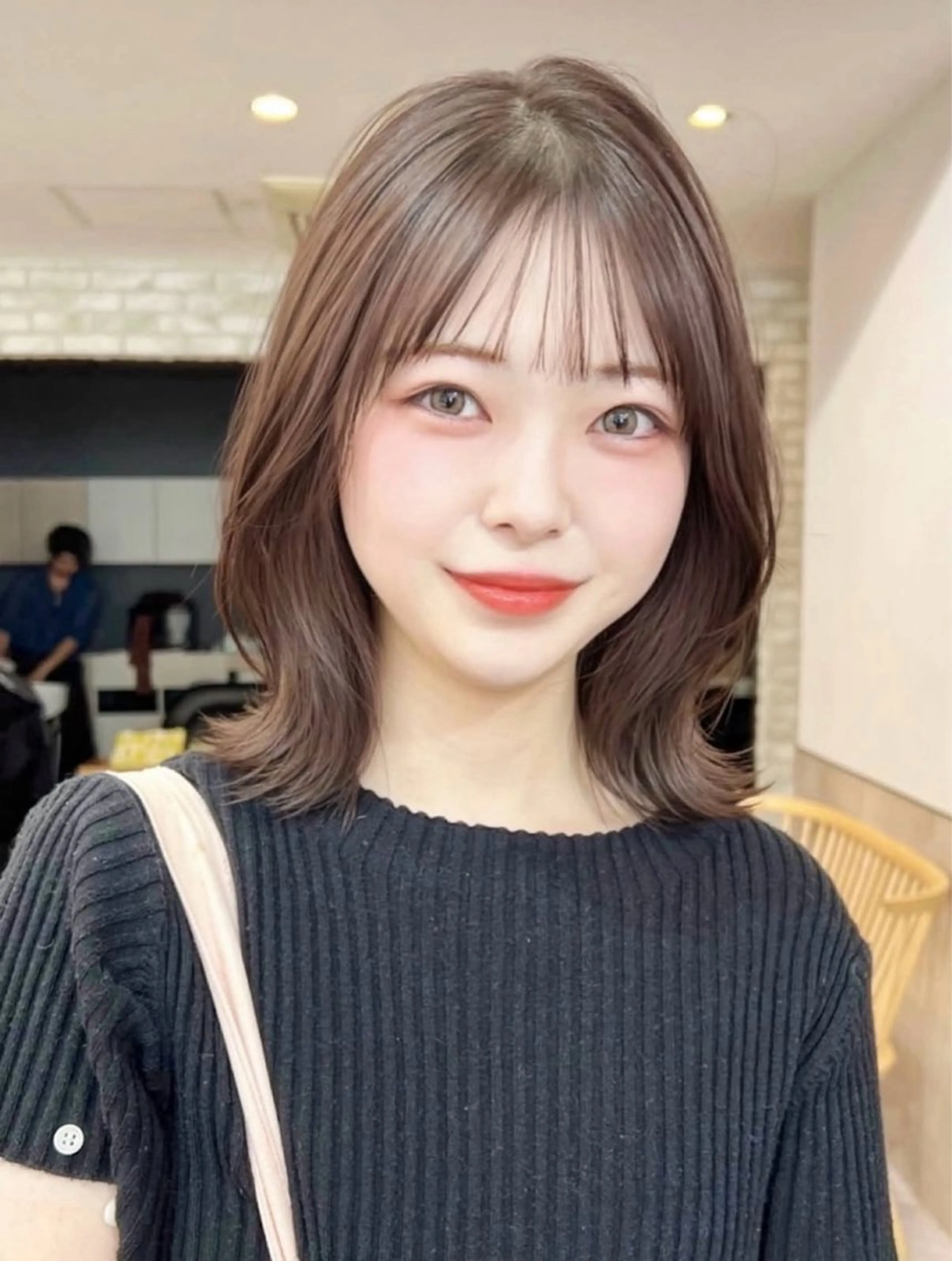 ミディアム 山口拓海 【顔周り小顔カット】のヘアスタイル