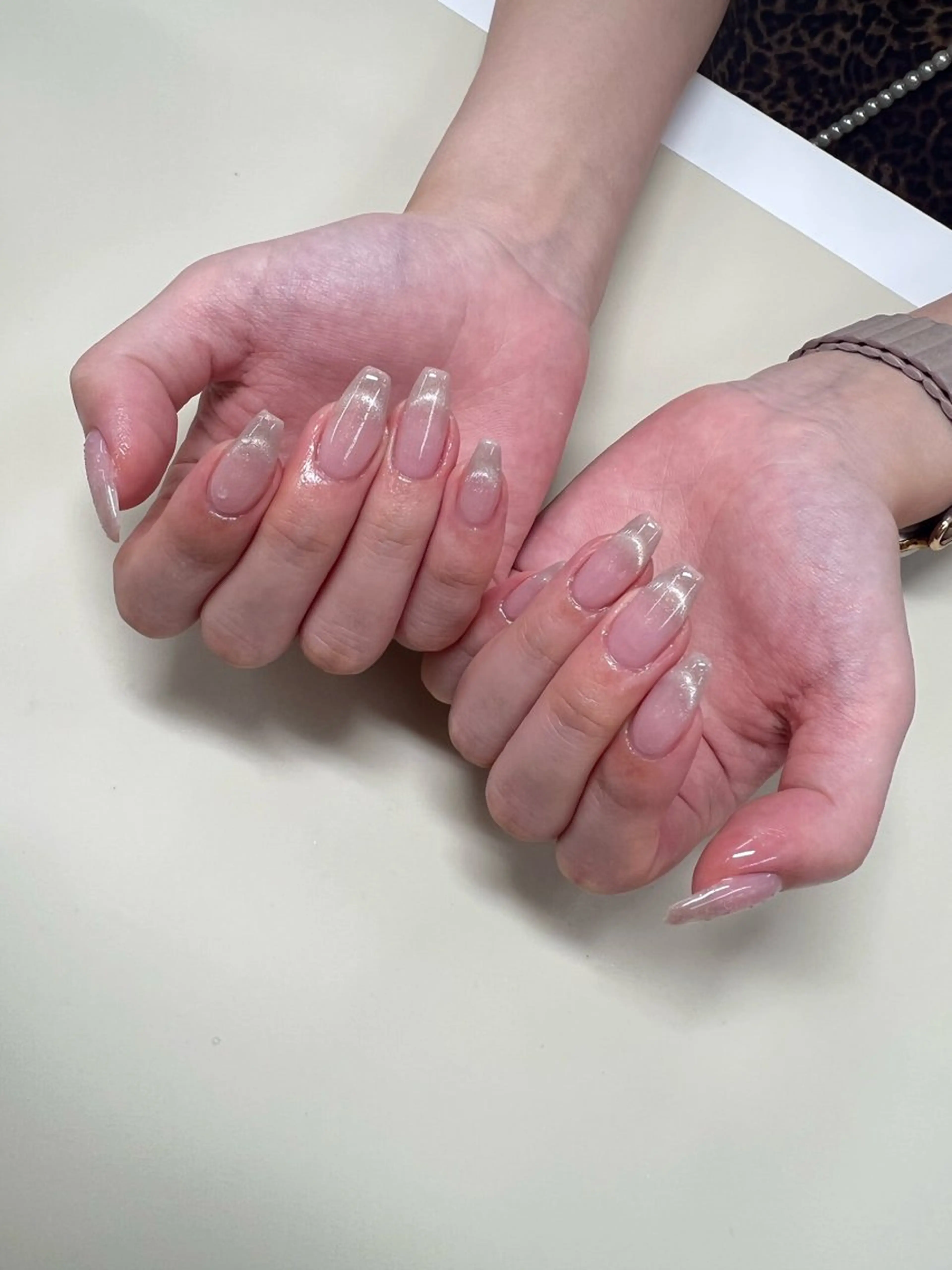 ネイル フレンチネイル グラデーション マグネットネイル lumiereva nail salon所属・Lumiereva nail salonのネイルデザイン