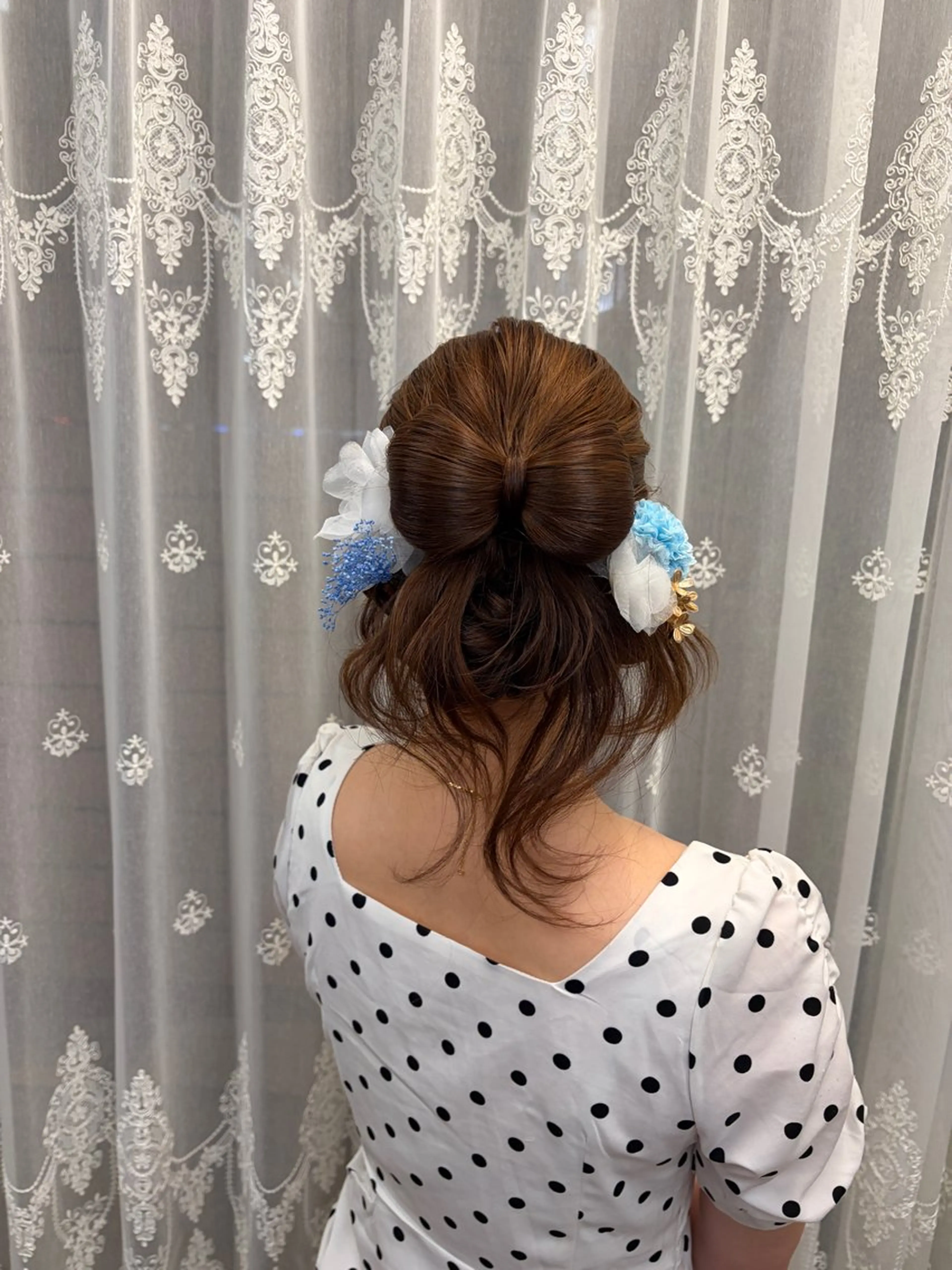 ヘアアレンジ ヘアセット 髪質改善×韓国風/小 顔レイヤー/早瀬櫻子のヘアスタイル