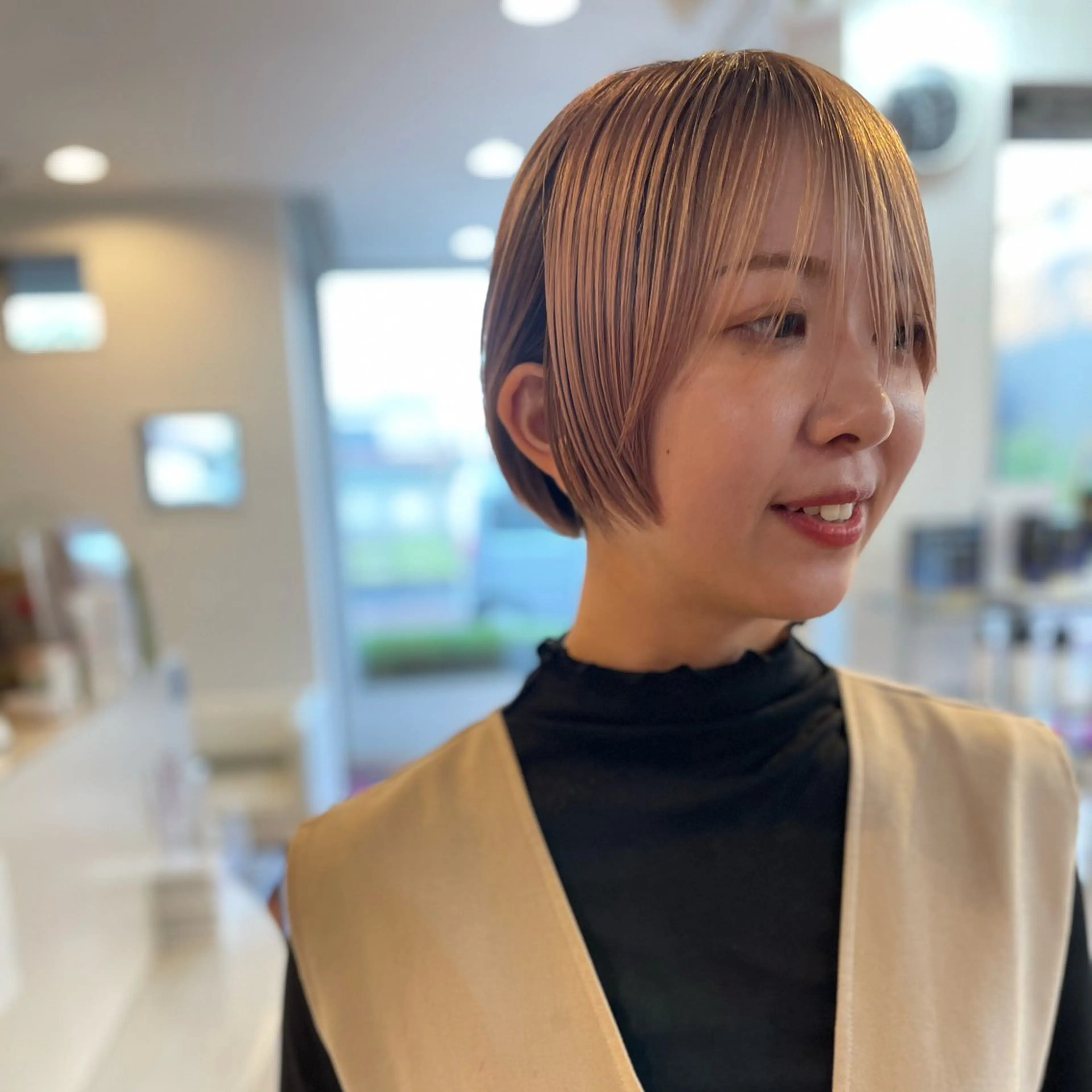 ショート ボブ カット トリートメント 【シクネ】ユウダイ お顔まわりカット💎のヘアスタイル