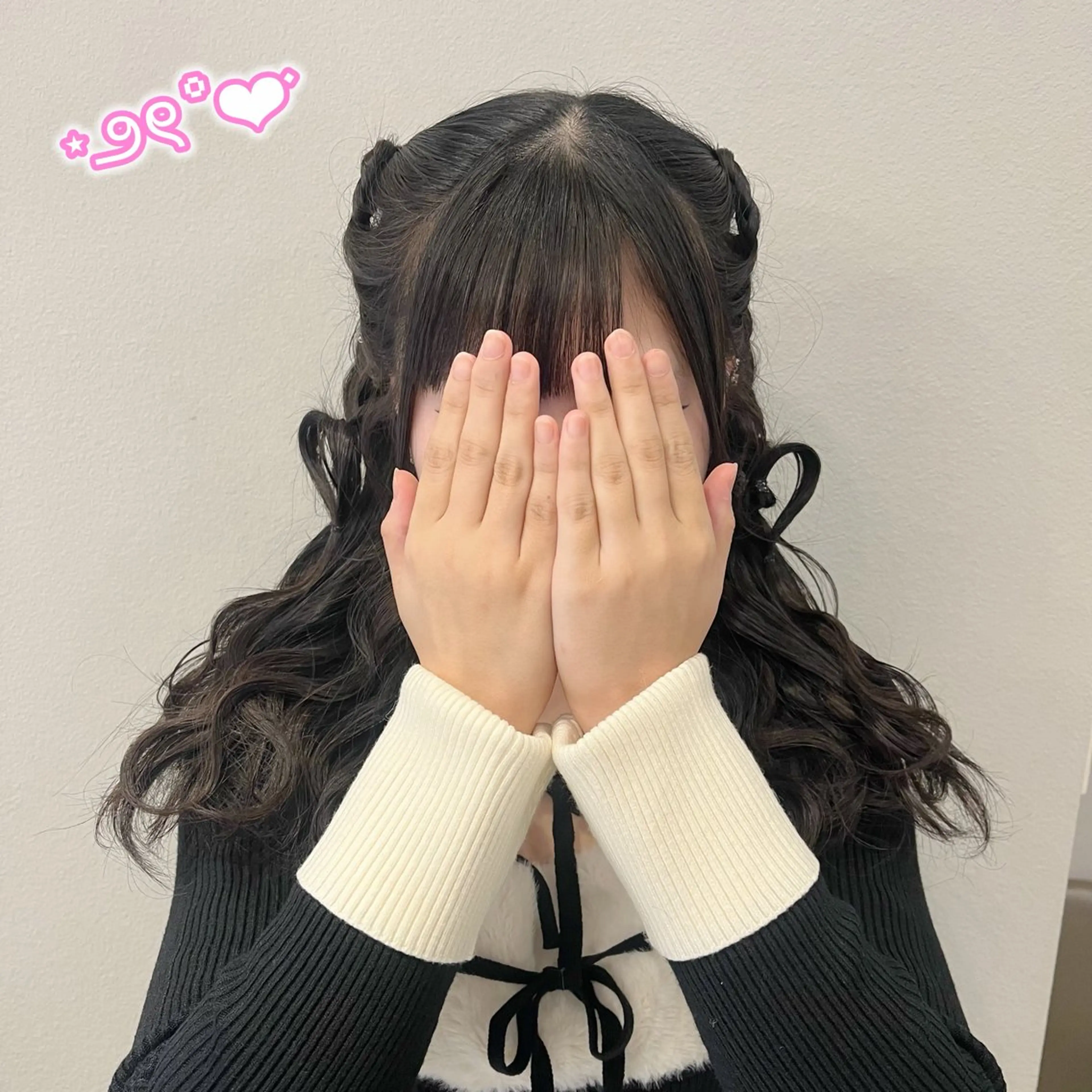 ヘアアレンジ ヘアセット 顔周り/ガーリー /ヘアメ/あつはのヘアスタイル