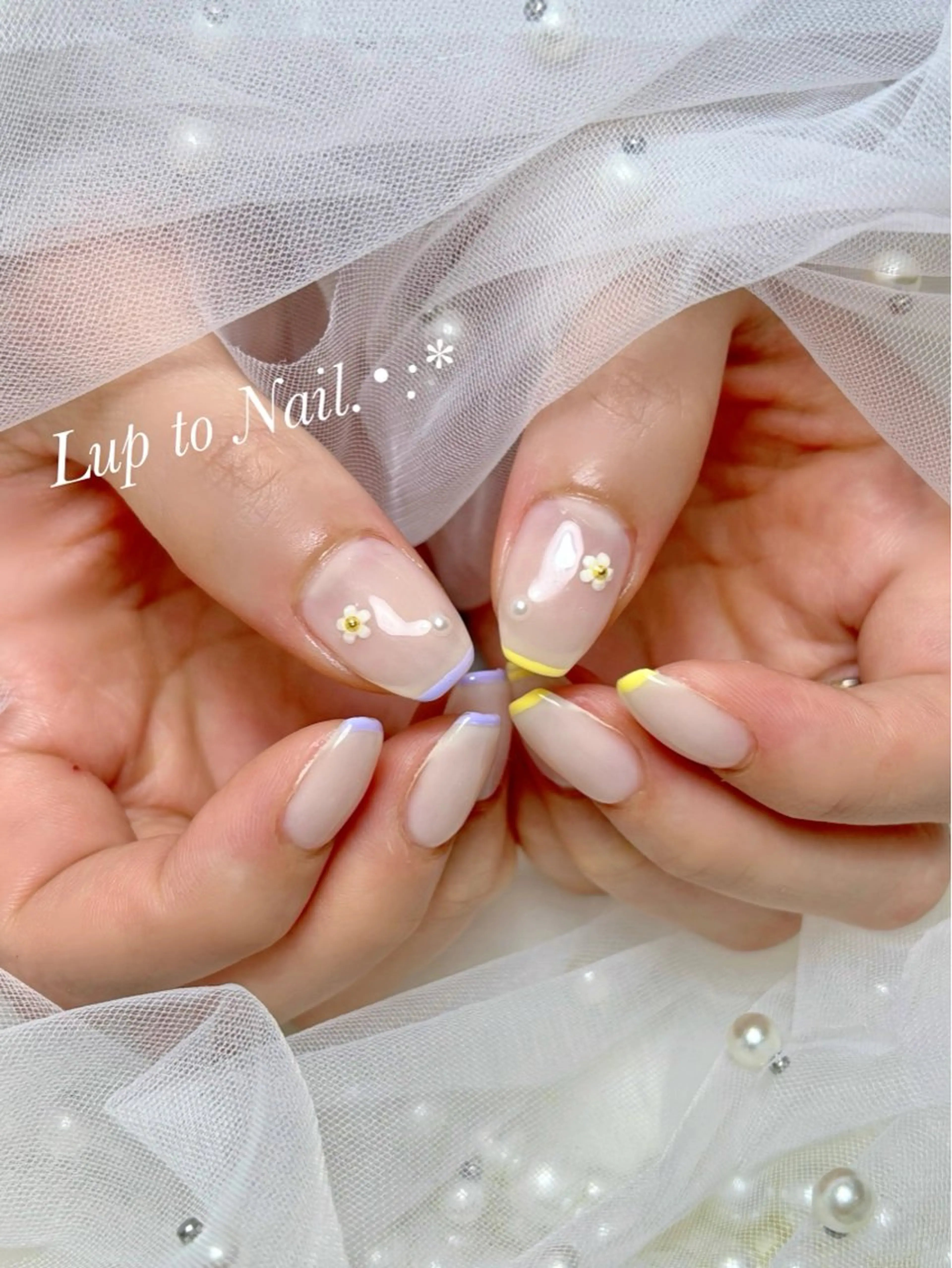 ネイル 春ネイル Lupto　Nail 【リップトゥネイル】のネイルデザイン