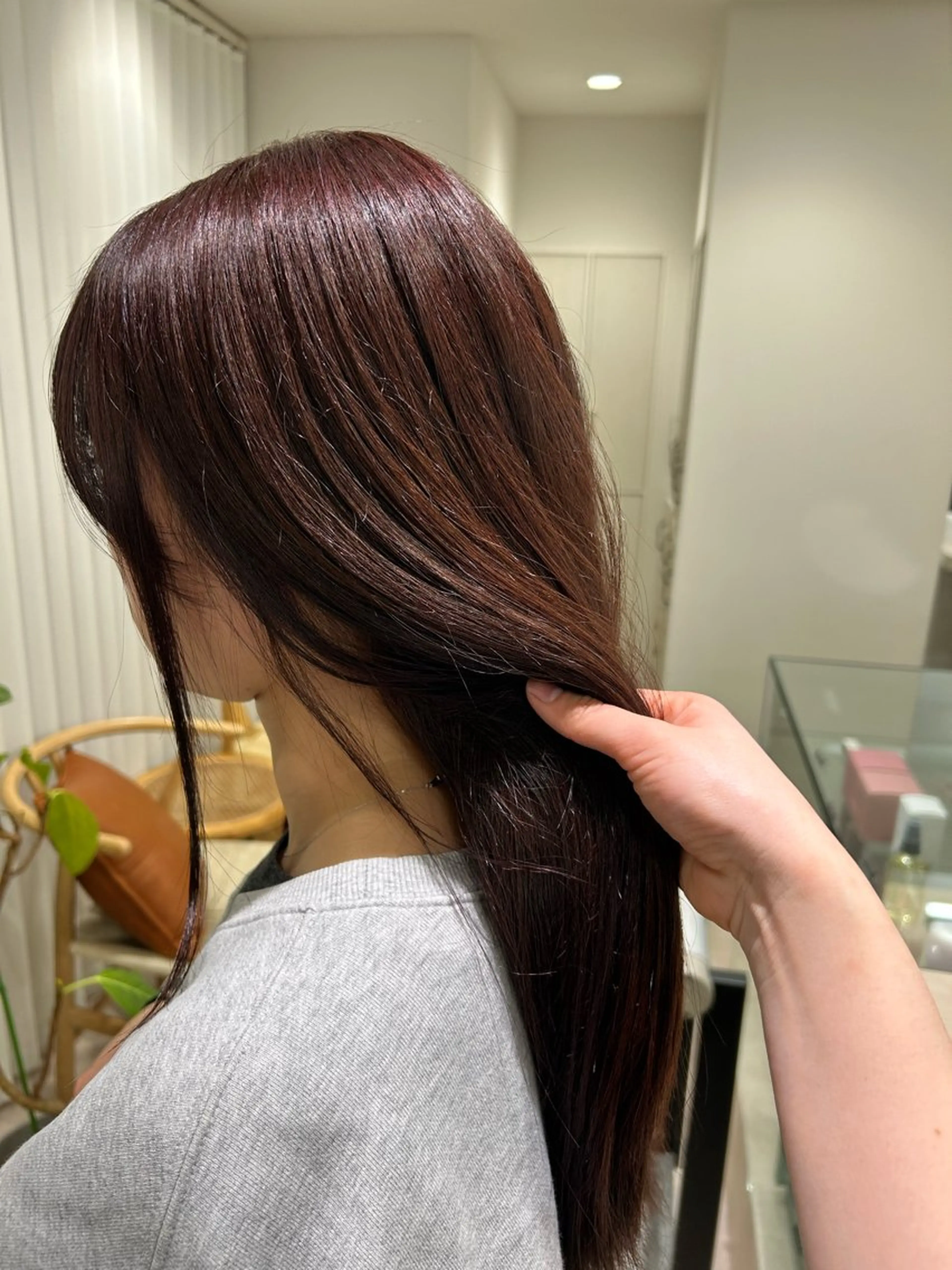 ミディアム カラー 透明感/ベージュ /kazui🐈のヘアスタイル