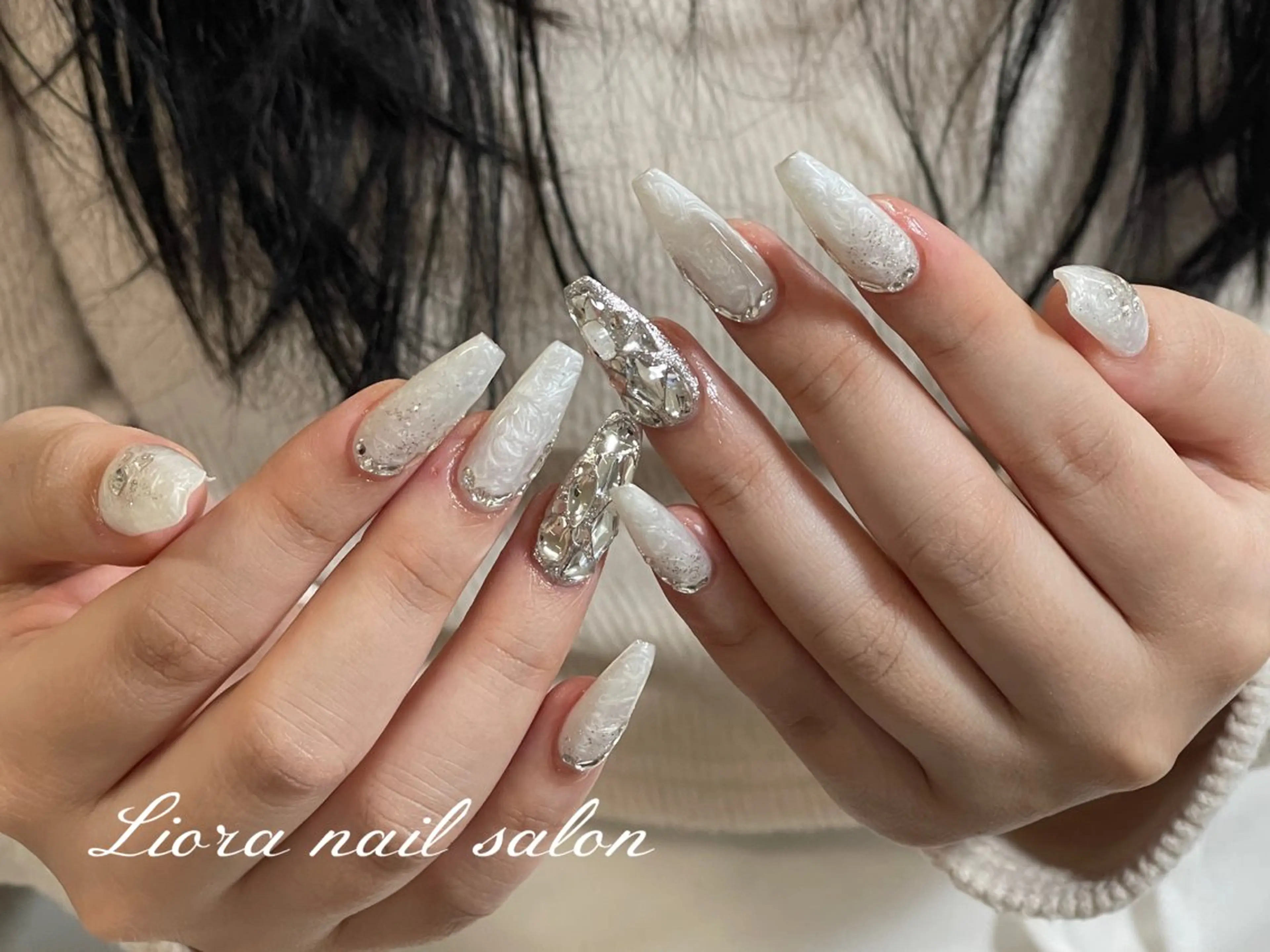 ネイル チークネイル フットネイル フレンチネイル ジェルネイル ガーリー ハンドネイル Liora nail スカルプ専門店のネイルデザイン