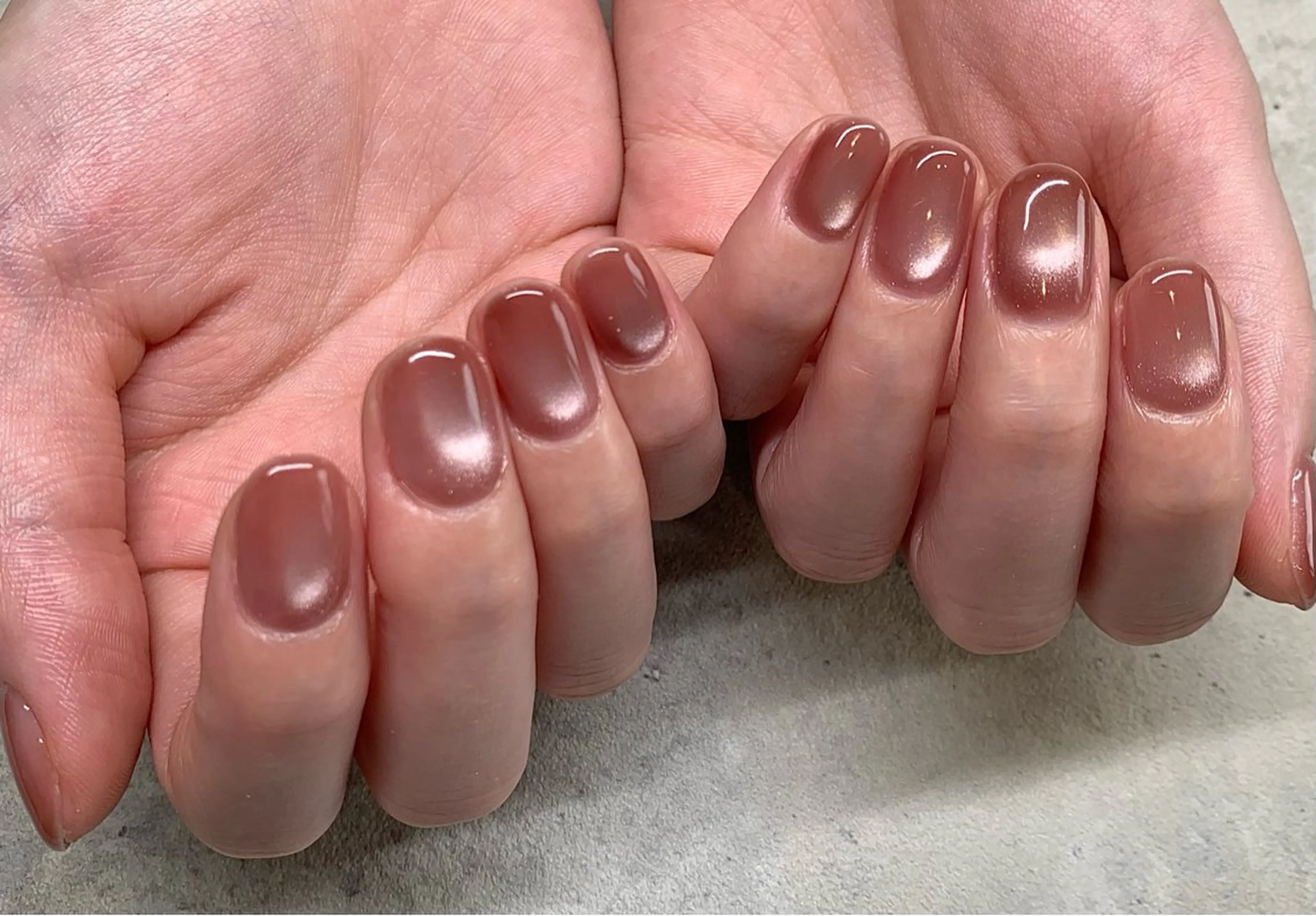 ネイル フラッシュネイル マグネットネイル ニュアンスネイル オフィスネイル ショートネイル ハンドネイル sufu. nail YUKIのネイルデザイン