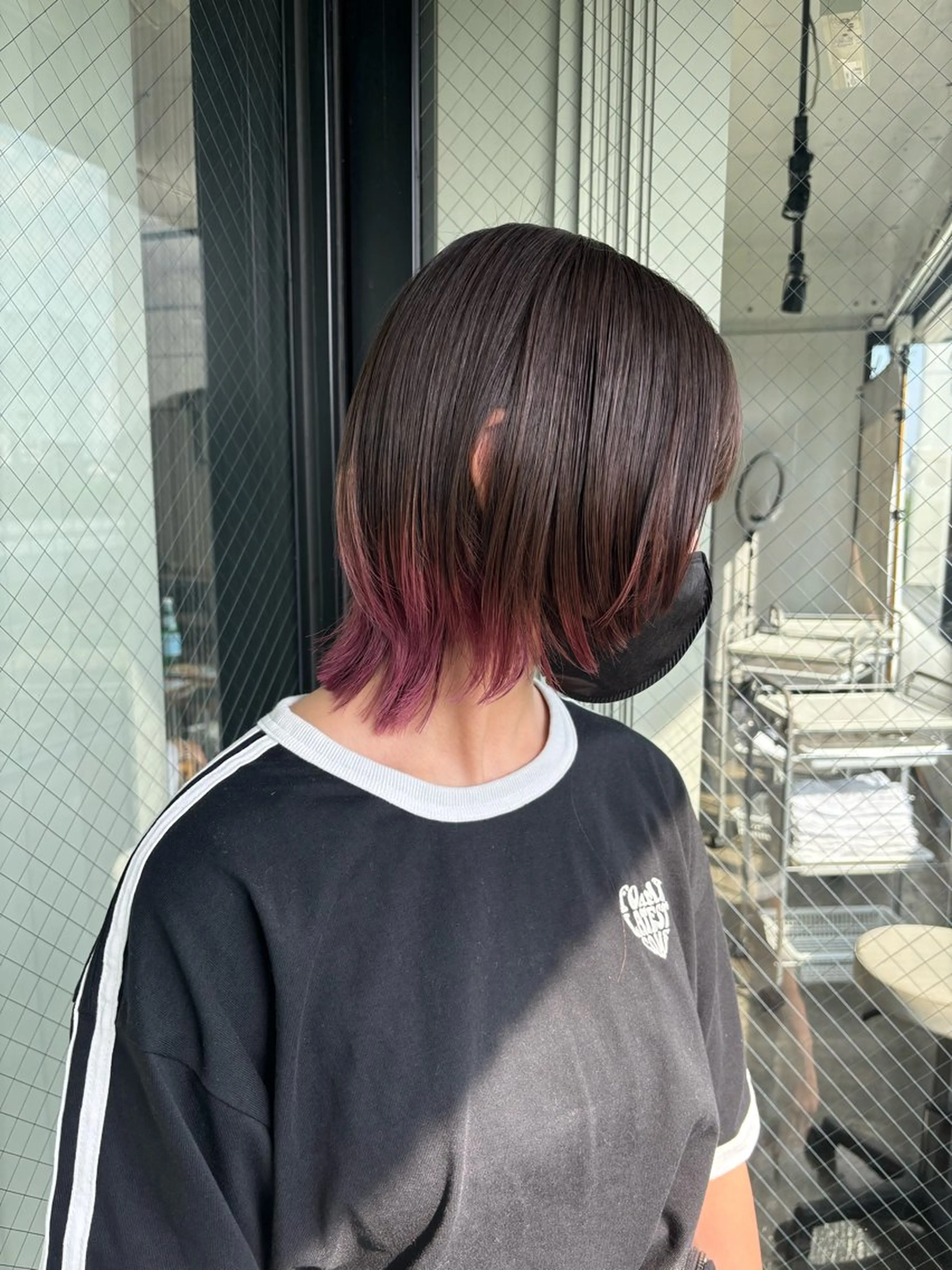 セミロング カラー 💫miyu💫デザ インカラー/アレンジのヘアスタイル