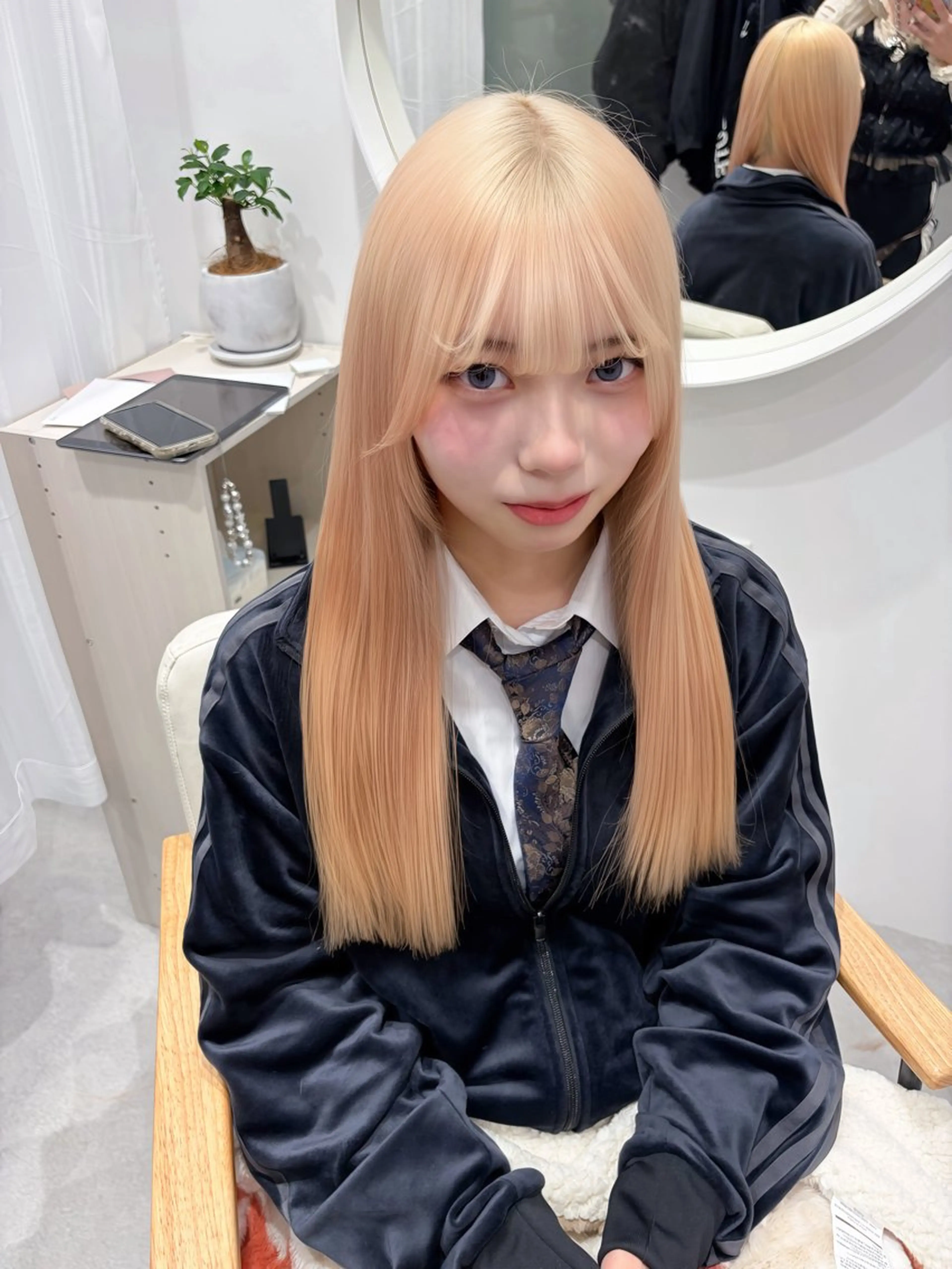 ロング 髪質改善 HALO hair salon【ヘイロー】所属・髪質改善/レイヤー/ ダブルカラー🍀るなのヘアスタイル