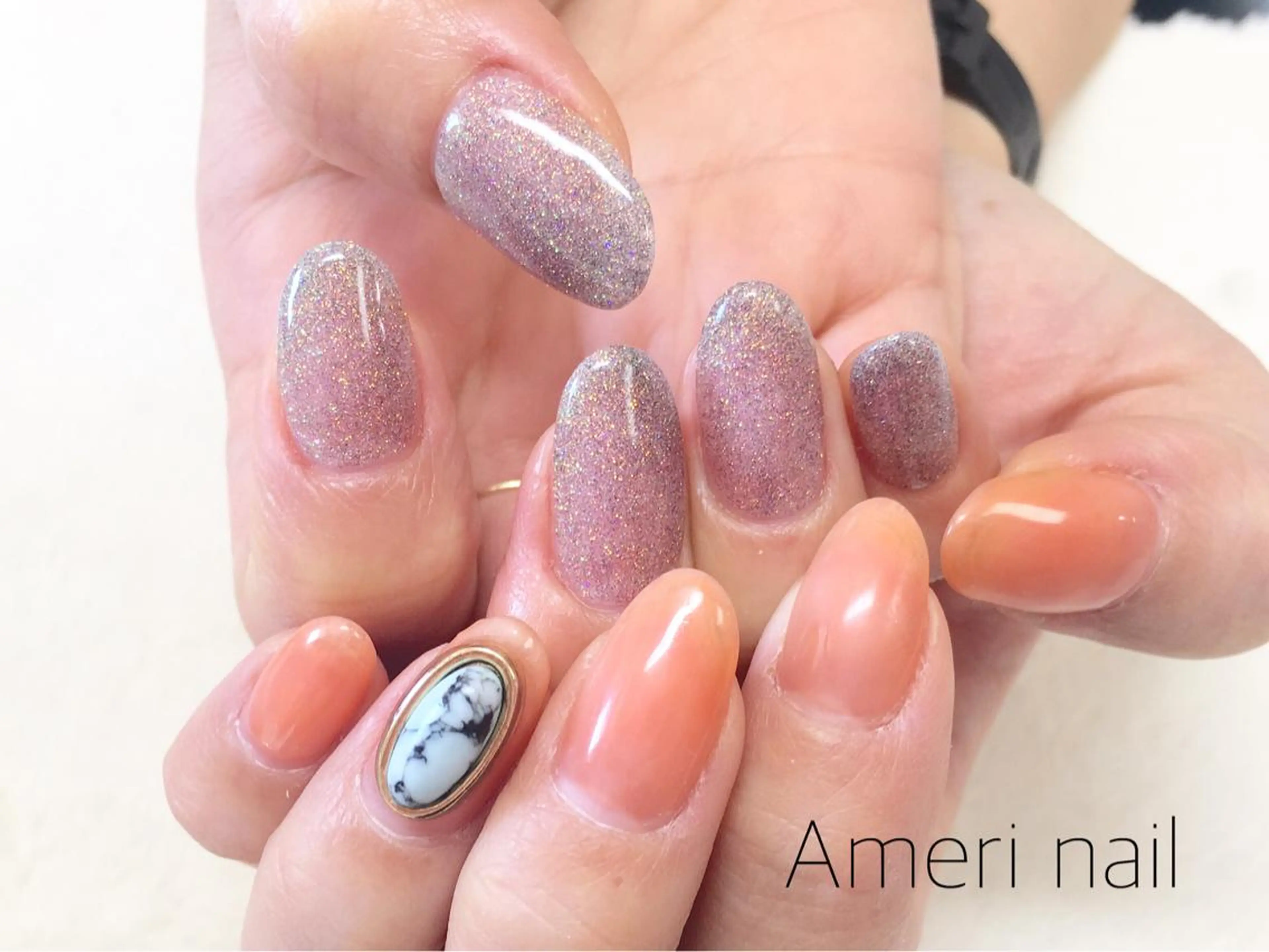 ネイル シンプルネイル Ameri nail /UKIのネイルデザイン