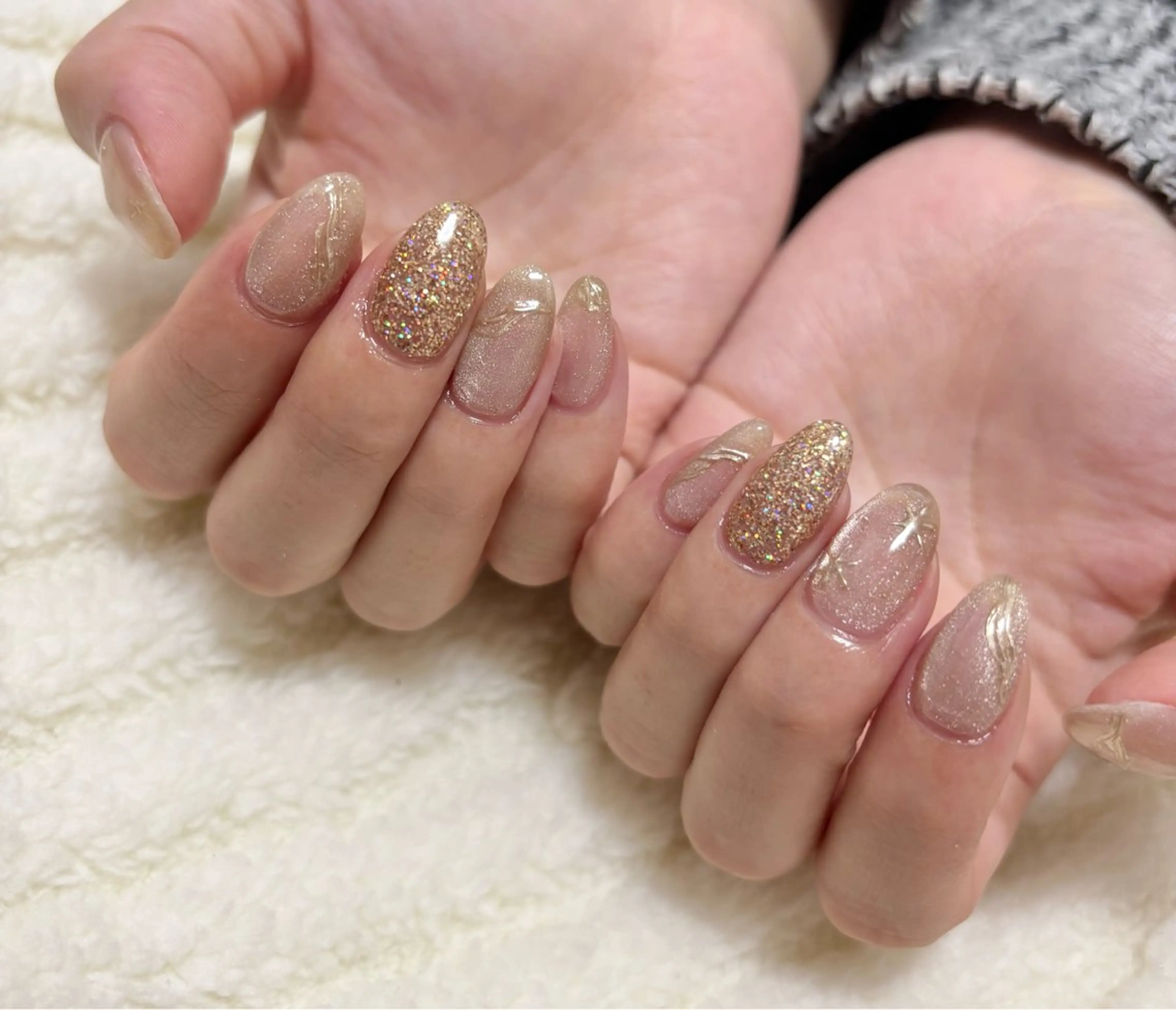 ネイル マグネットネイル ハンドネイル わたなべ さやかのネイルデザイン