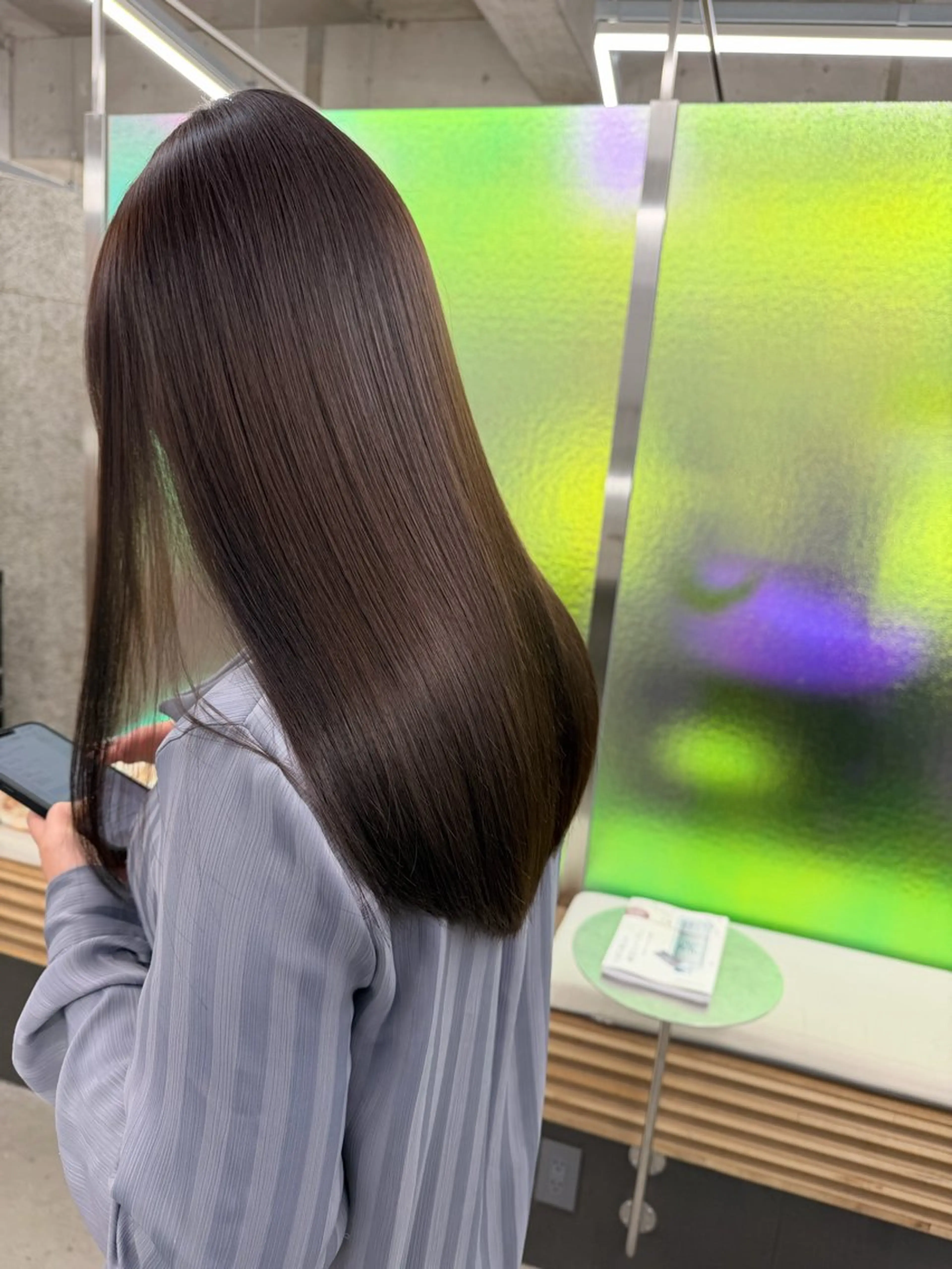 セミロング カット ヘアカラー トリートメント 【ネウィ天王寺 】seiyaのヘアスタイル