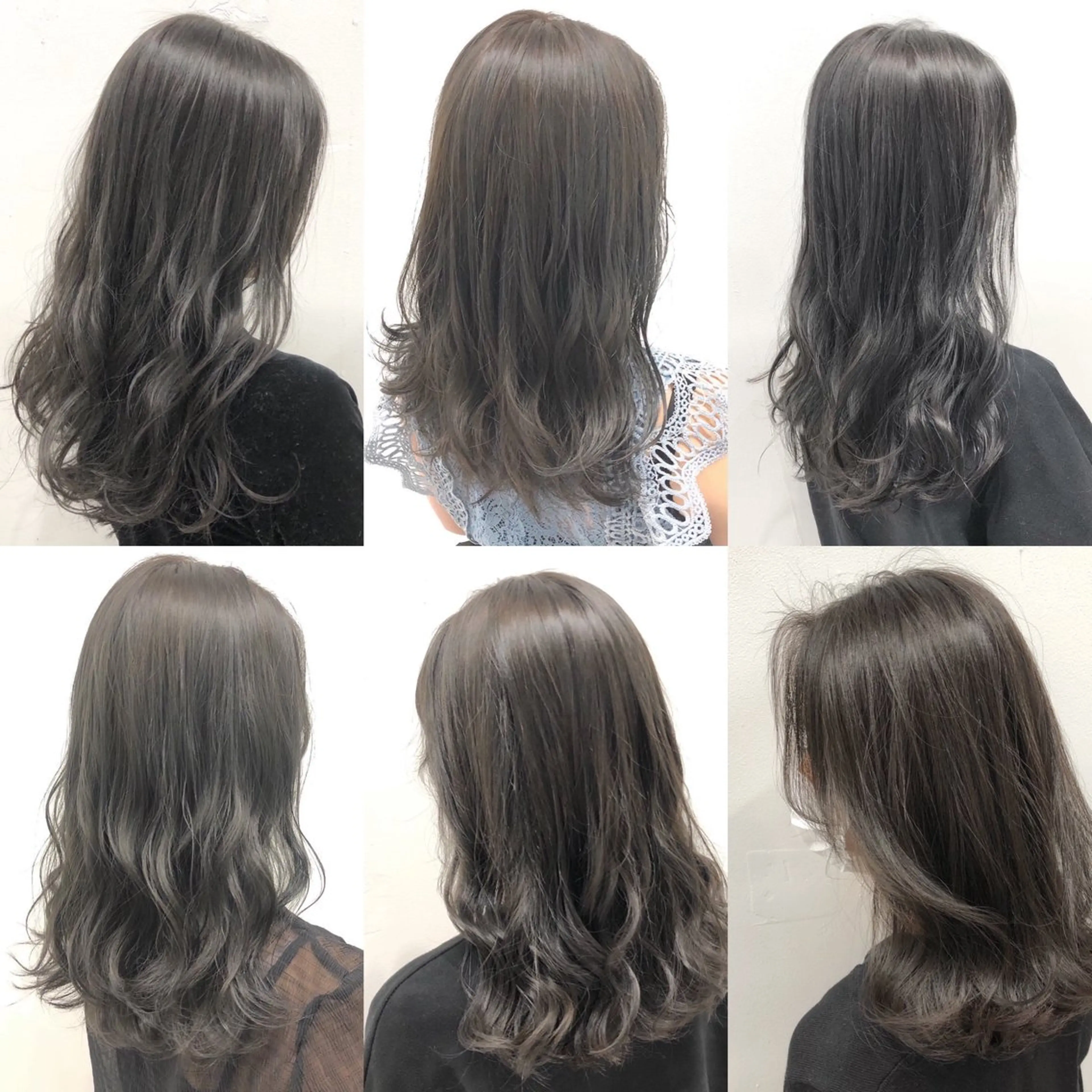 カラー ヘアカラー トリートメント 💖ブリーチなし透明 感💖ASAHIのヘアスタイル