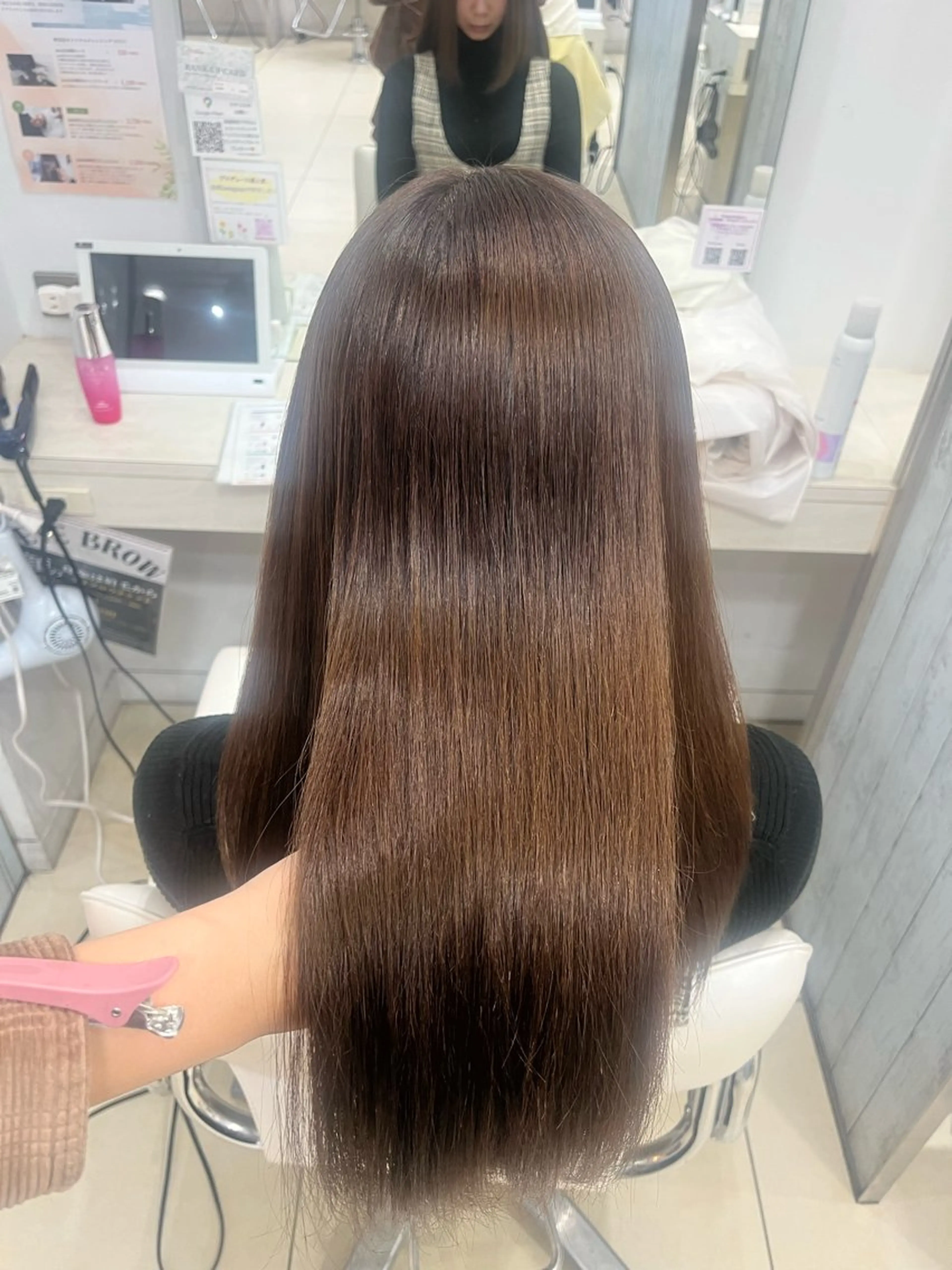 セミロング 【髪質改善カラー】 あむ·. ⟡ 🖤のヘアスタイル