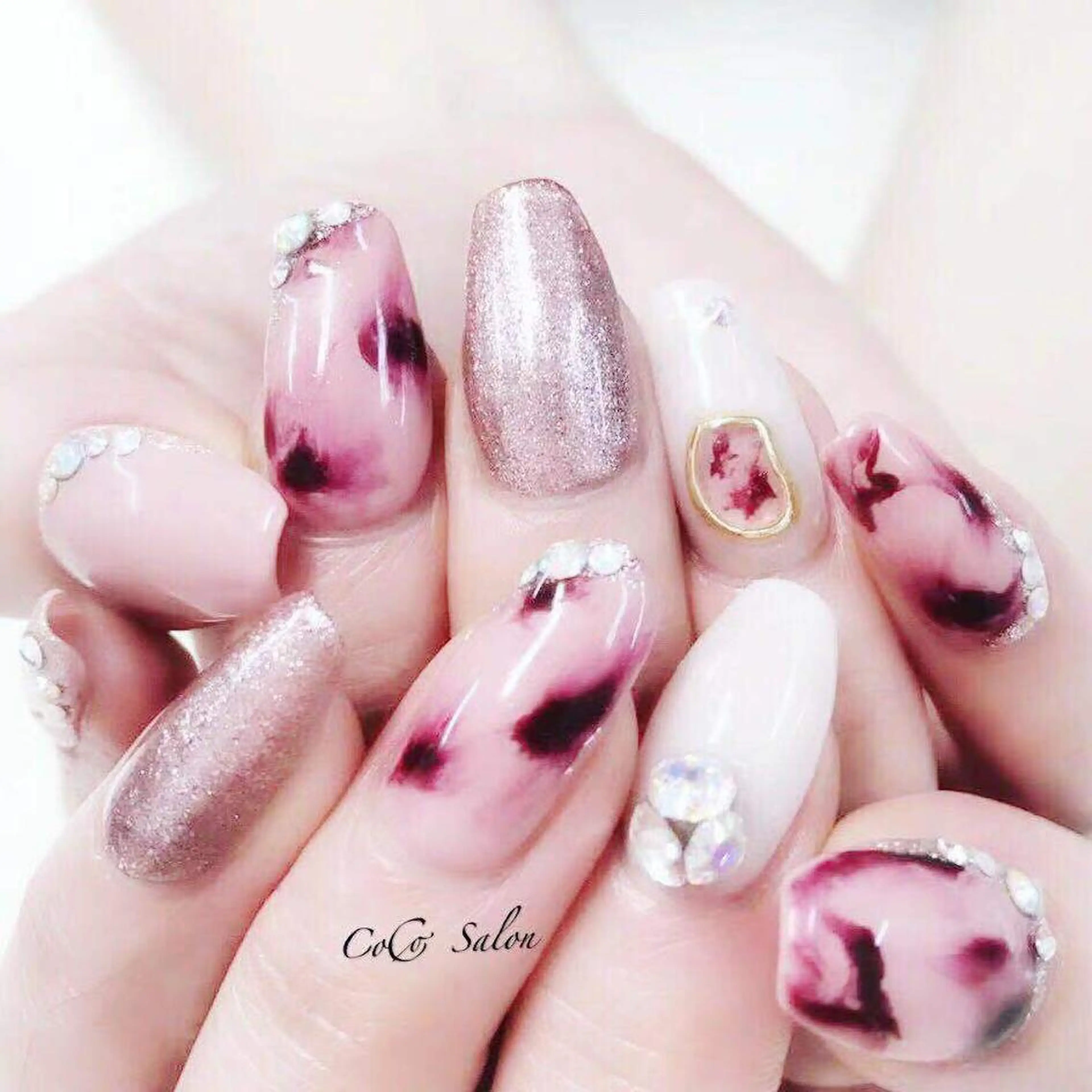 ネイル べっ甲ネイル CoCoSalon ネイル/まつ毛予約のネイルデザイン