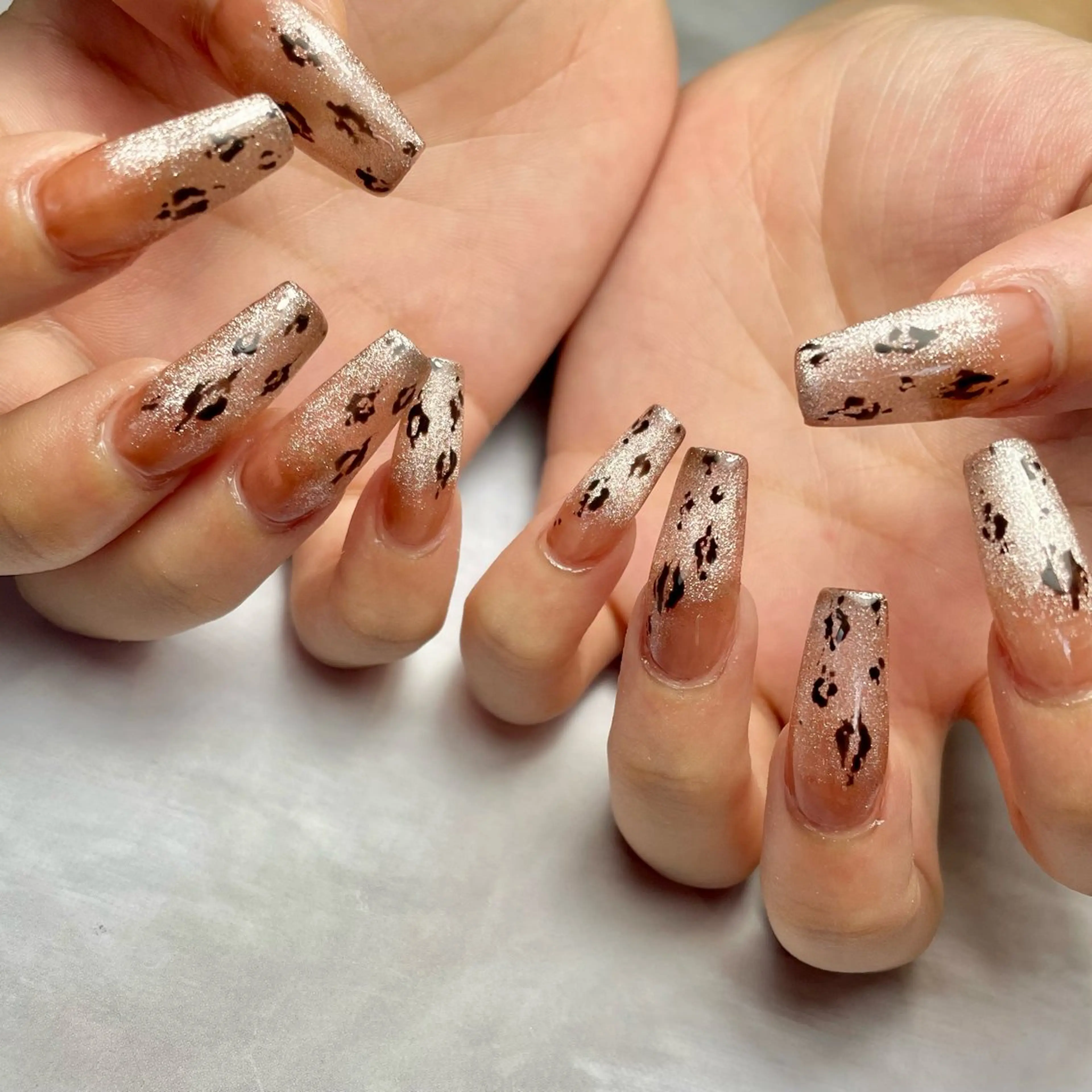 ネイル アートネイル クリアネイル ジェルネイル マグネットネイル 持ち込み Reflection marikoのネイルデザイン