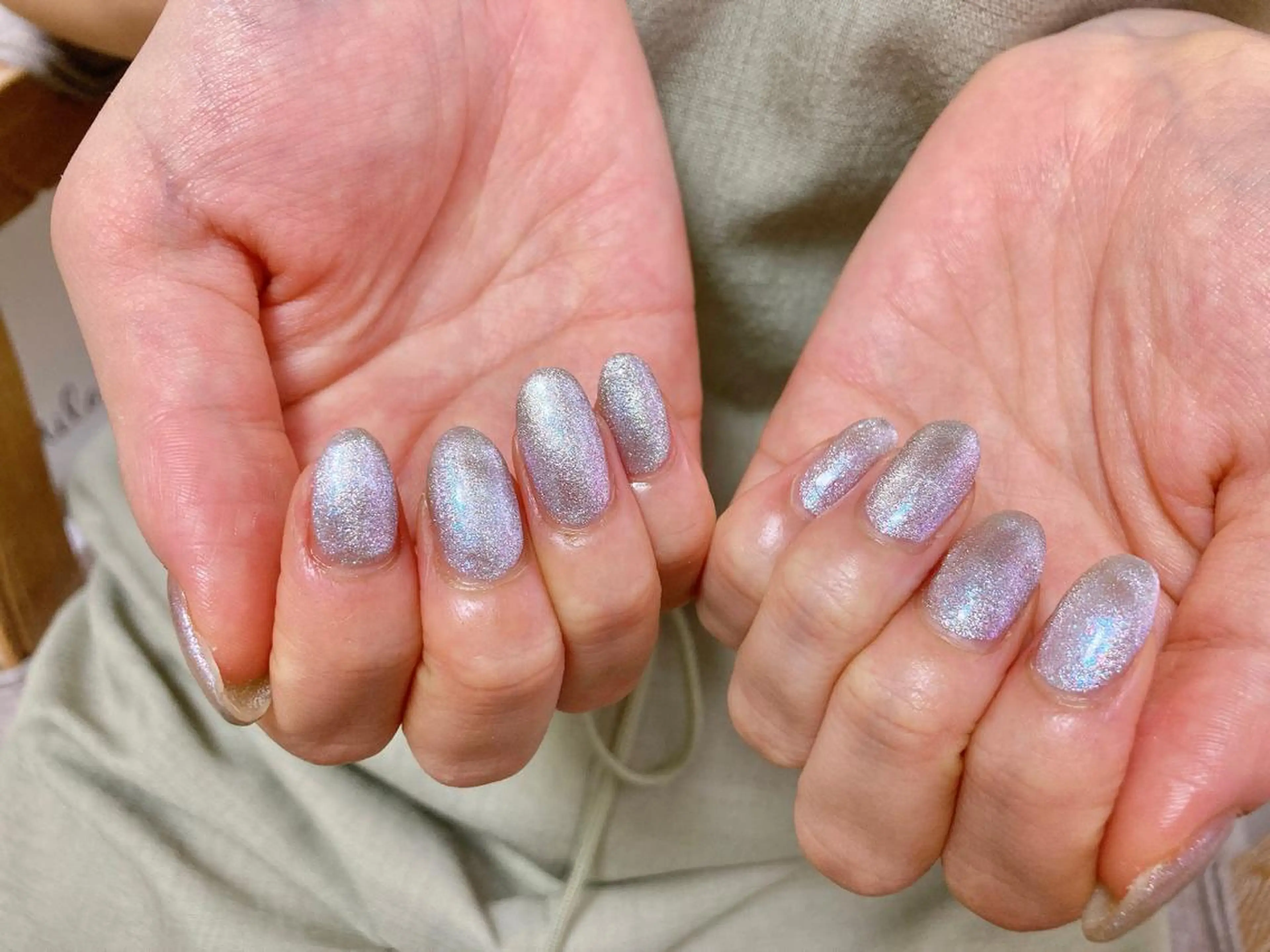 ネイル ブルー マグネットネイル ハンドネイル mogunail &blowのネイルデザイン