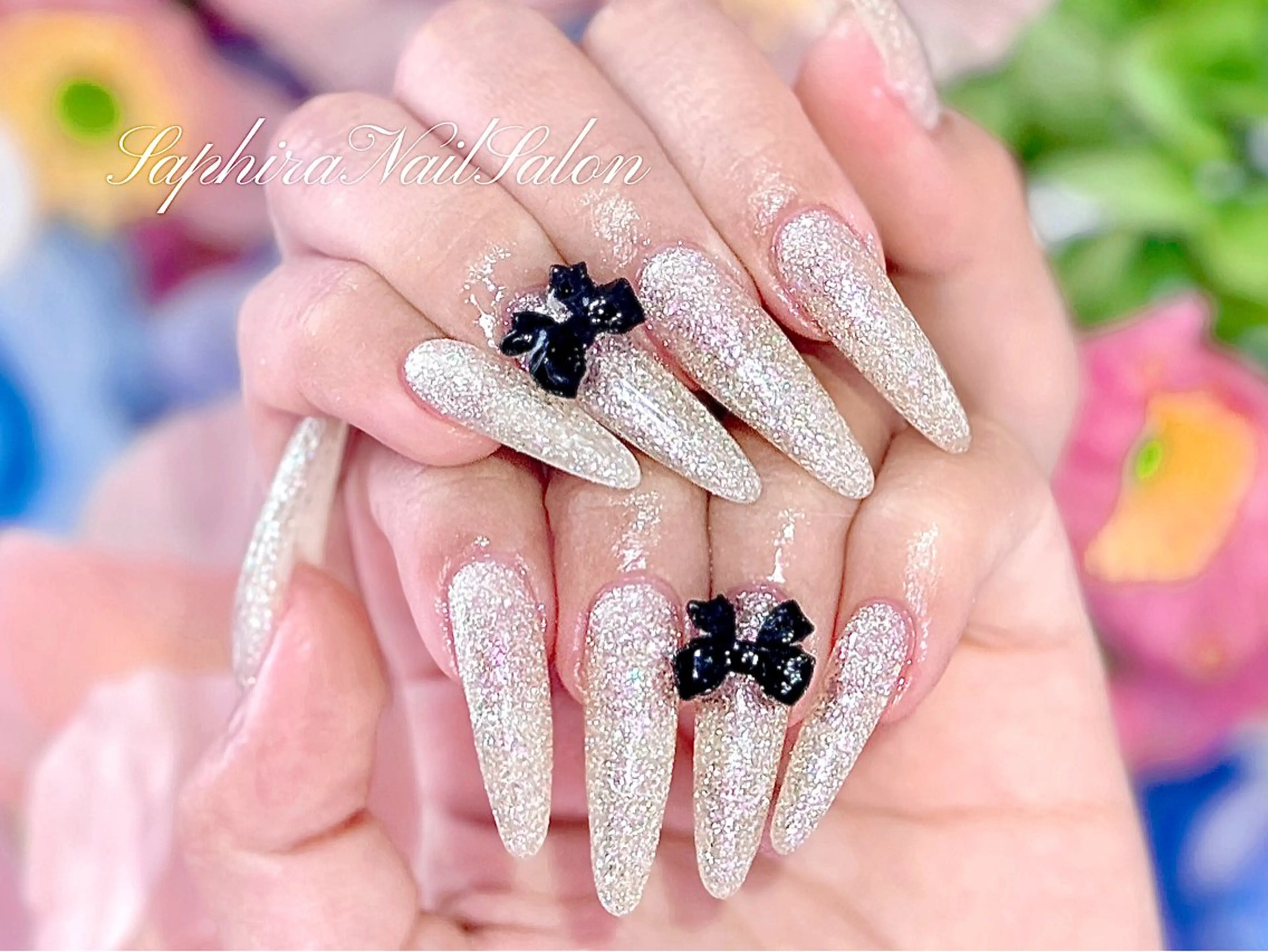 カラー ハンドネイル Saphiraネイル サロン錦糸町のネイルデザイン