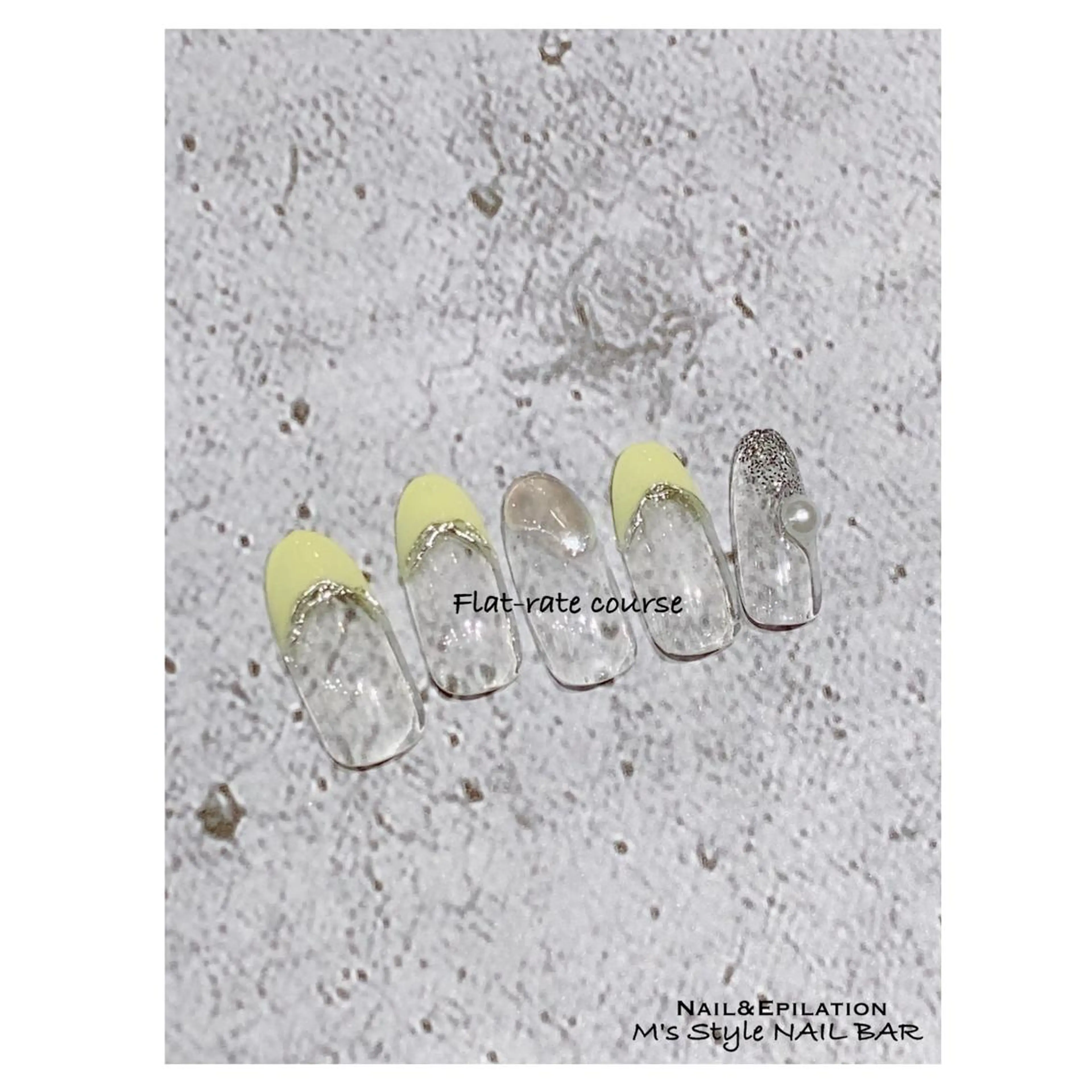 ネイル アートネイル 成人式 入学式 長さ出し フットネイル ハンドネイル M's Style NAIL BARのネイルデザイン