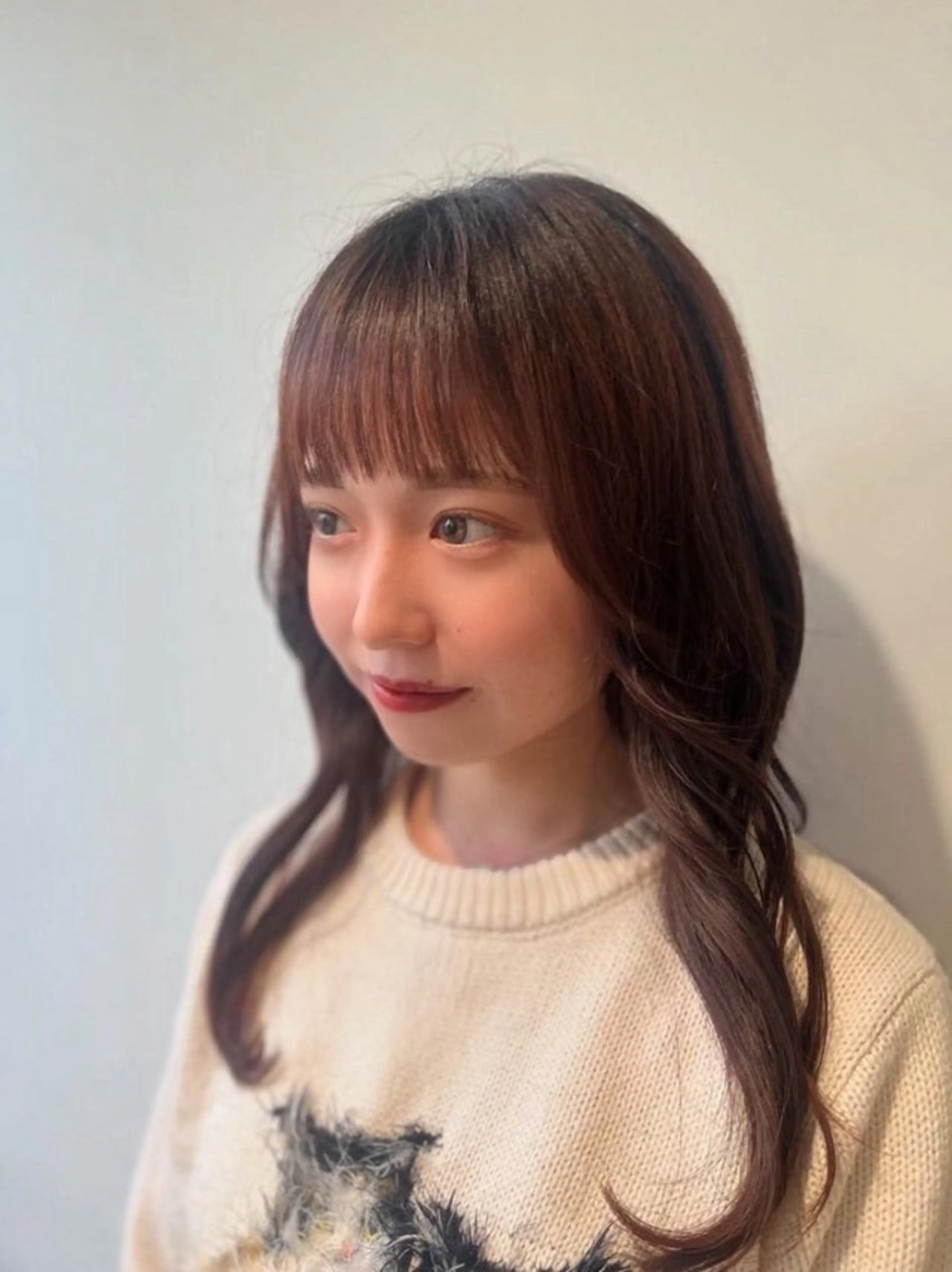 セミロング 長野 美沙のヘアスタイル