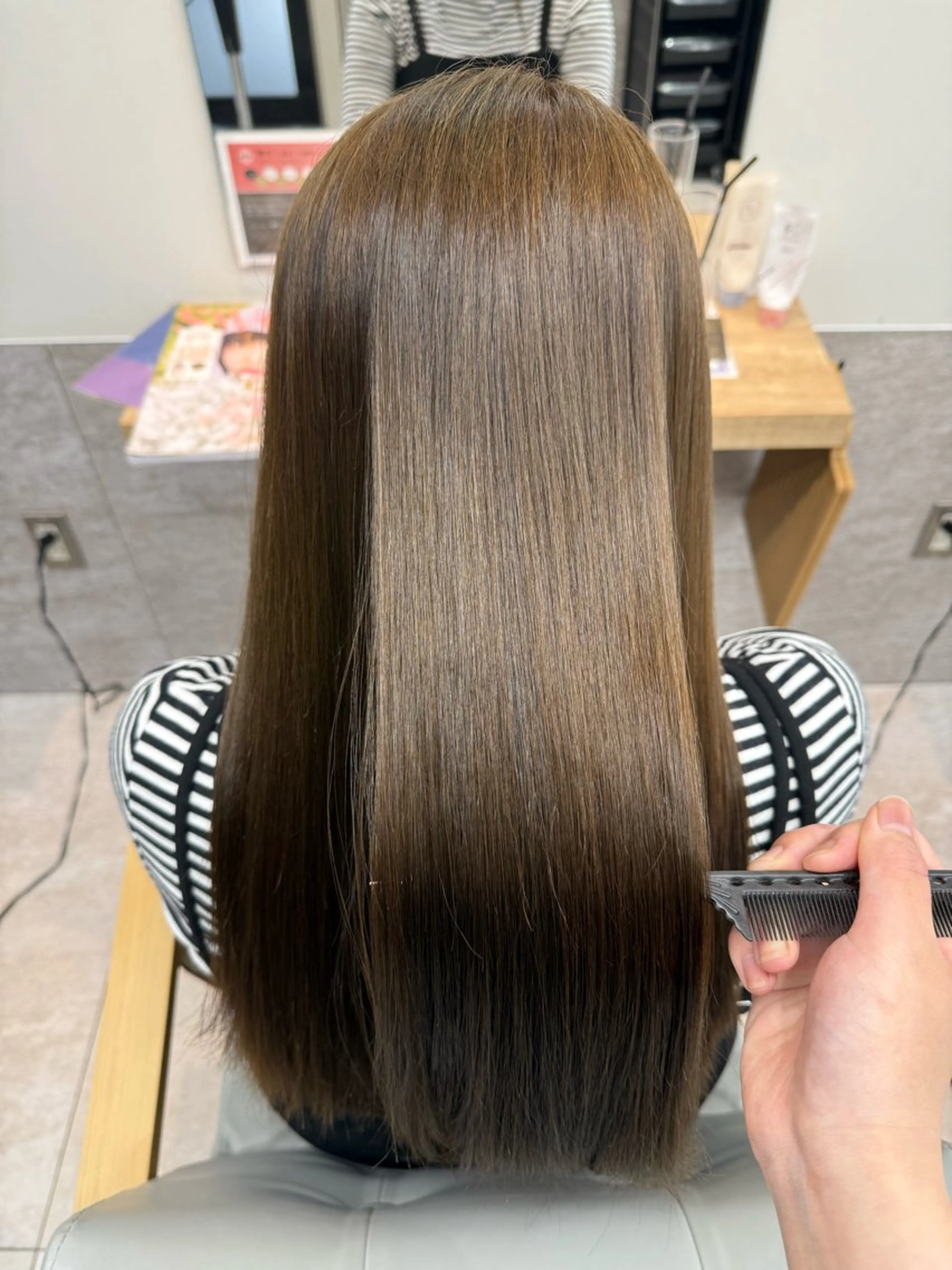 ロング カラー ほのか NOSH/博多千代のヘアスタイル