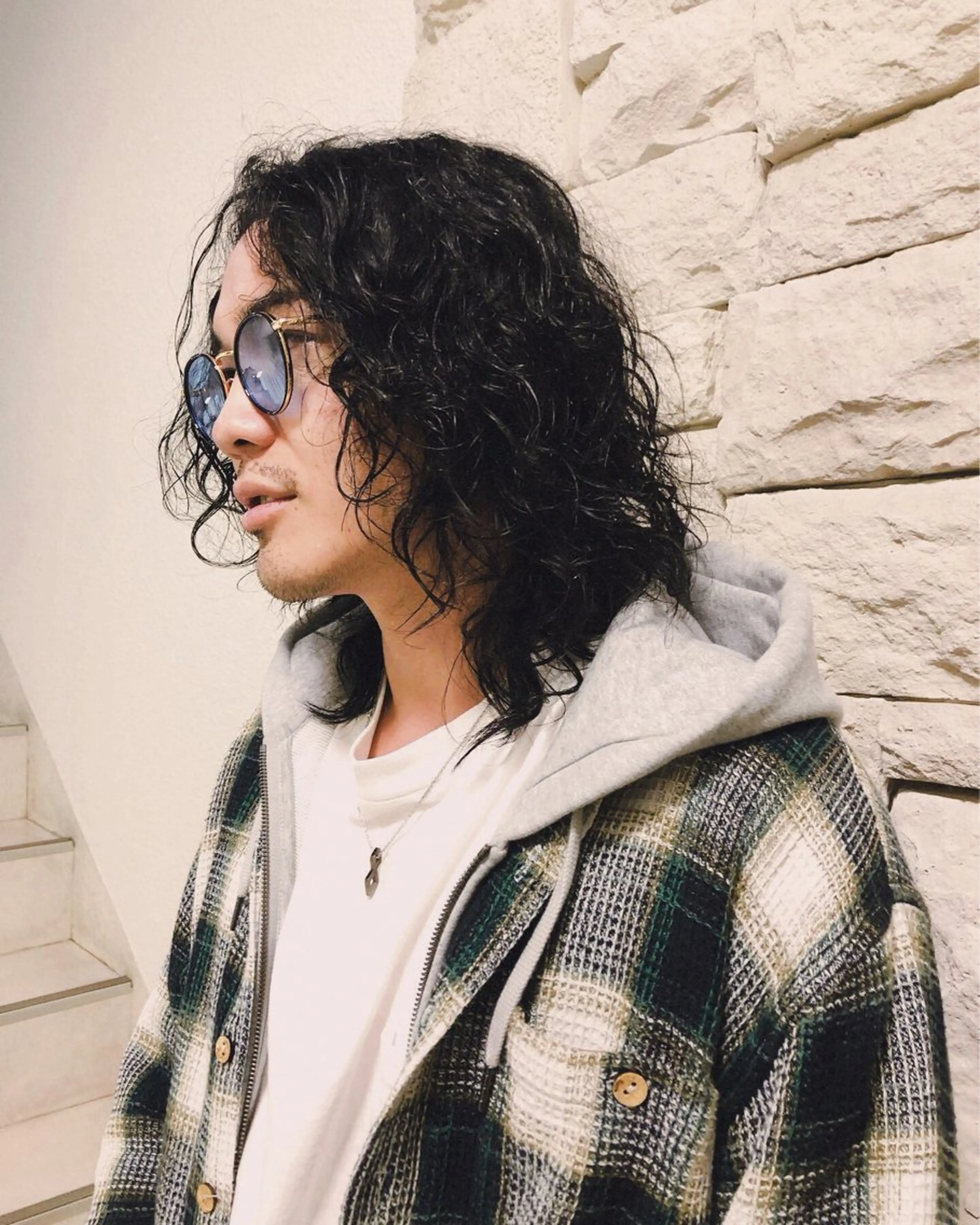 パーマ ヘアアレンジ メンズ メンズパーマ スパイラルパーマ カット パーマ トリートメント ヘアセット ainico+所属・メンズ特化✂️栗原 侑也のヘアスタイル