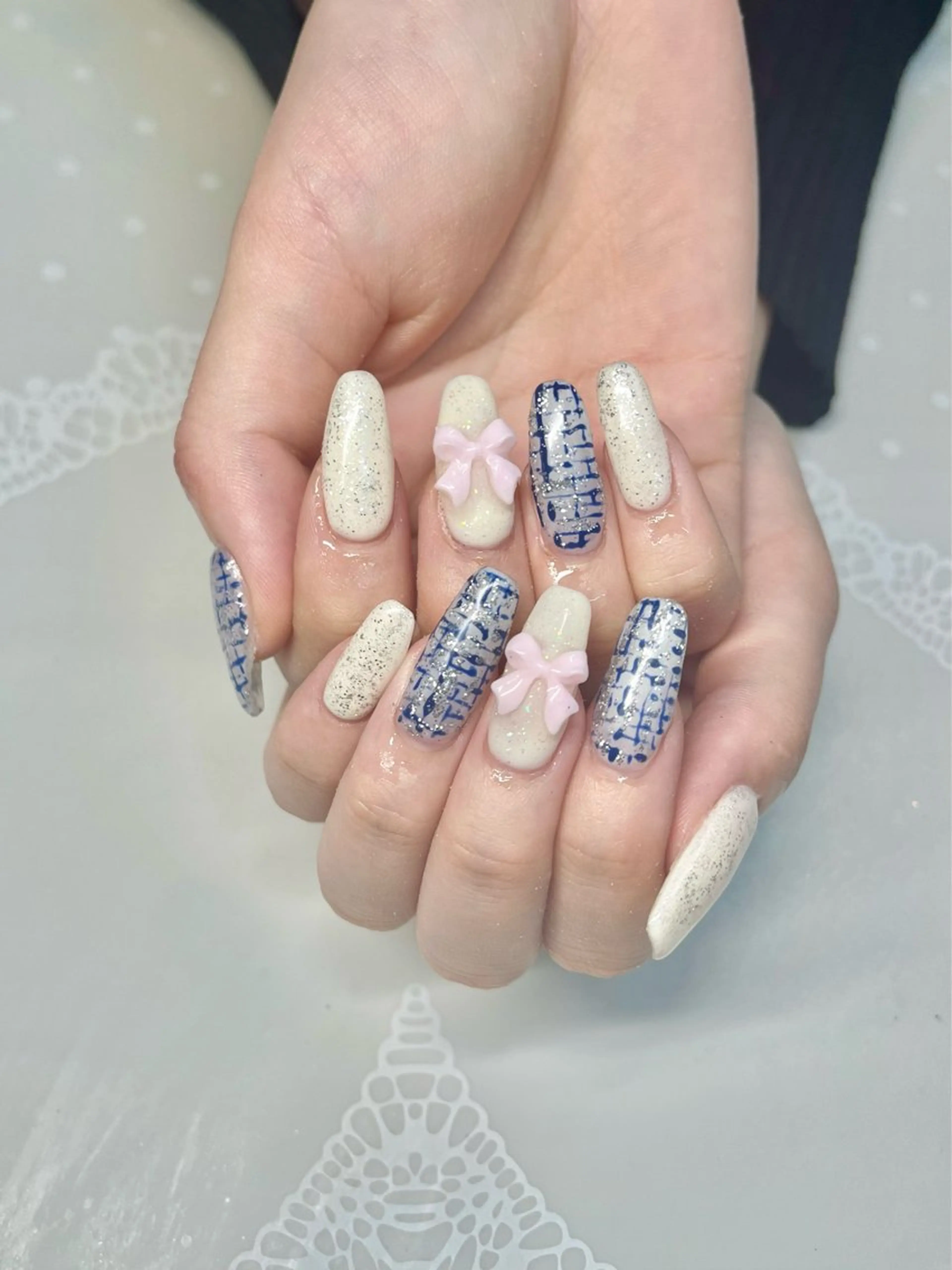 ネイル ハンドネイル 新宿ネイルサロン ジェミディローサのネイルデザイン