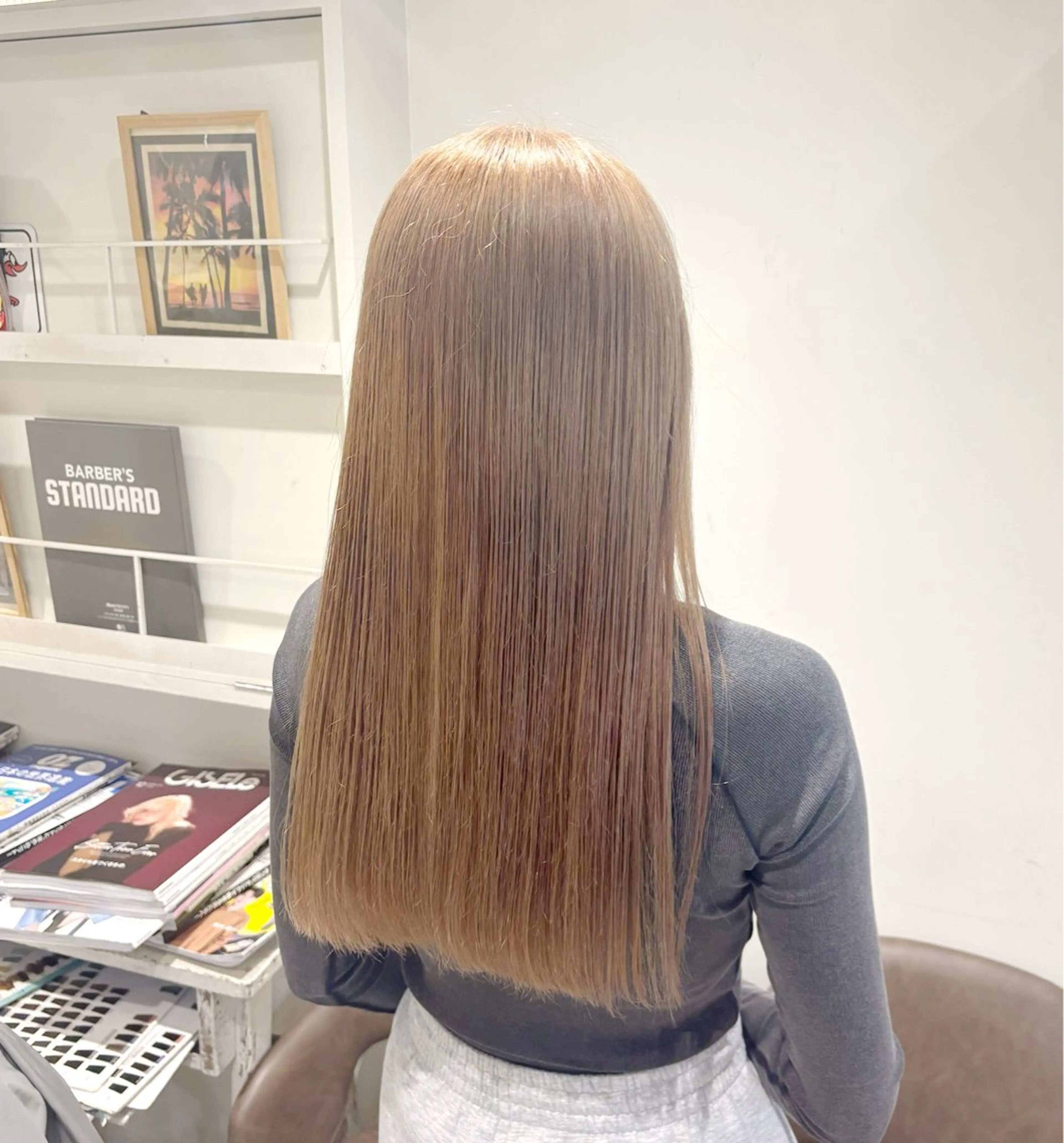 ロング カラー EIGHT新宿 新井彩斗のヘアスタイル