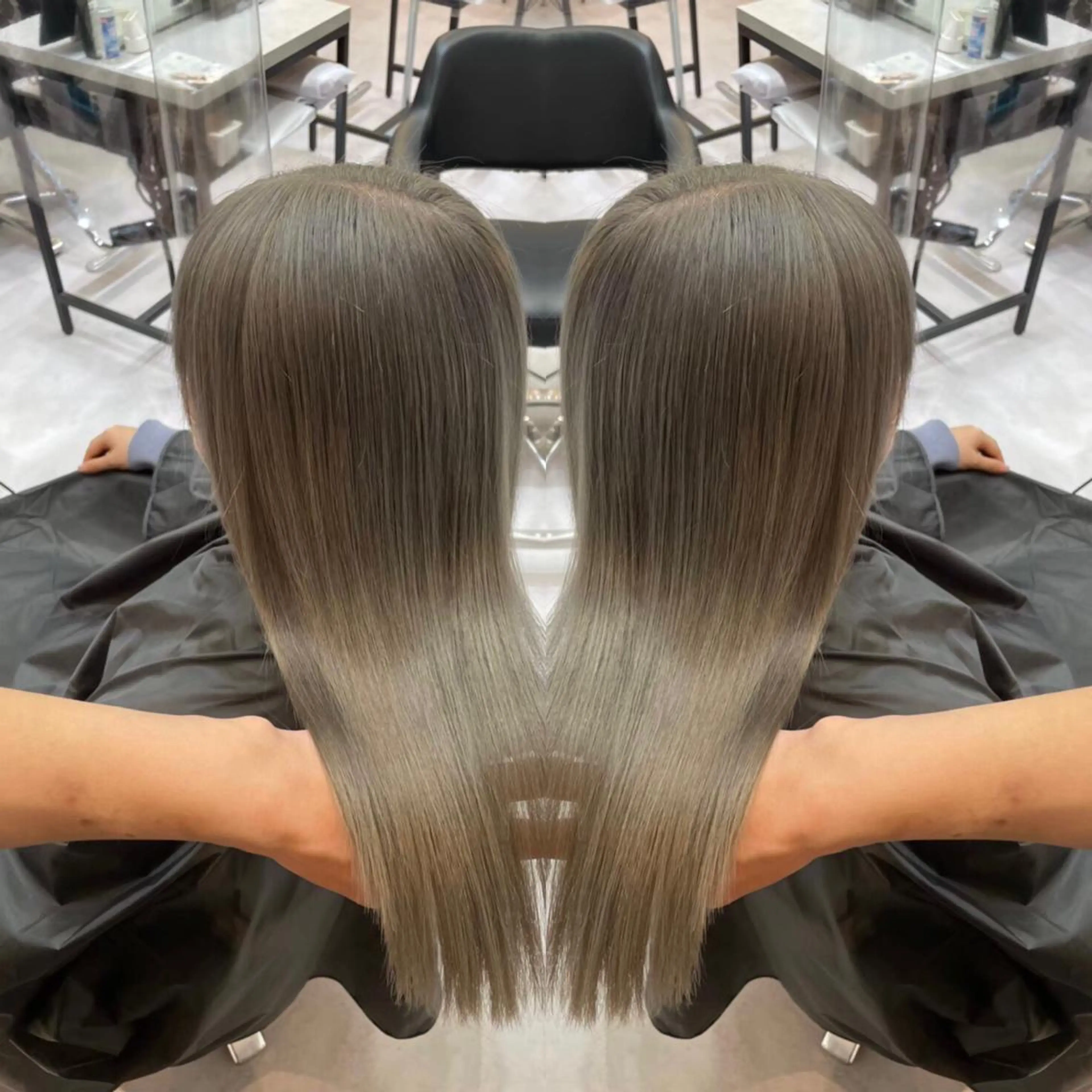 ロング カラー 🩵レイヤー✖︎ 髪質改善🩵リョウヤのヘアスタイル