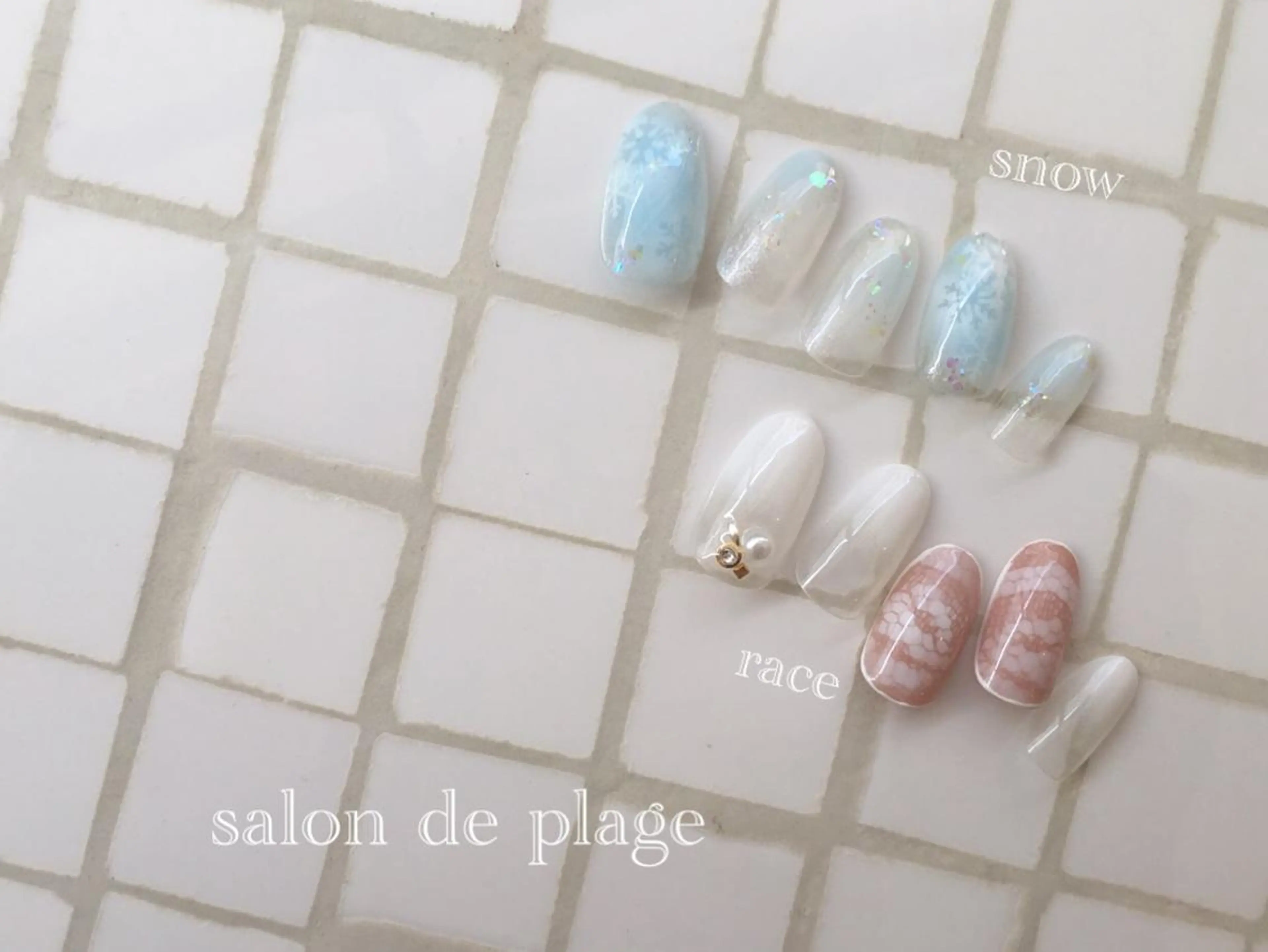 ネイル ジェルネイル ソフトジェル サロンド プラージュのネイルデザイン
