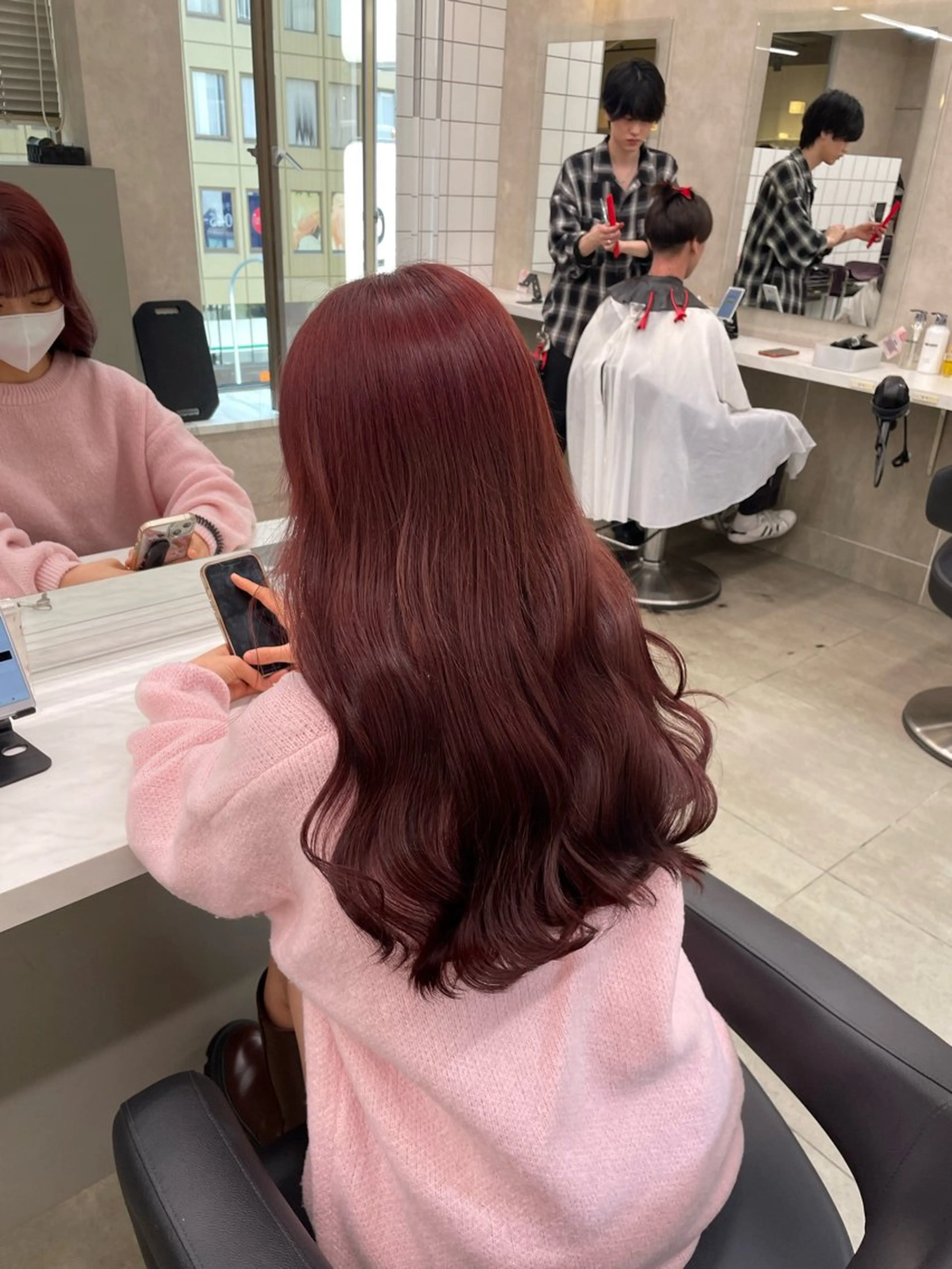 ロング カラー ヘアアレンジ ヘアカラー トリートメント ヘアセット 💗横浜美容室 💗HARUNAのヘアスタイル