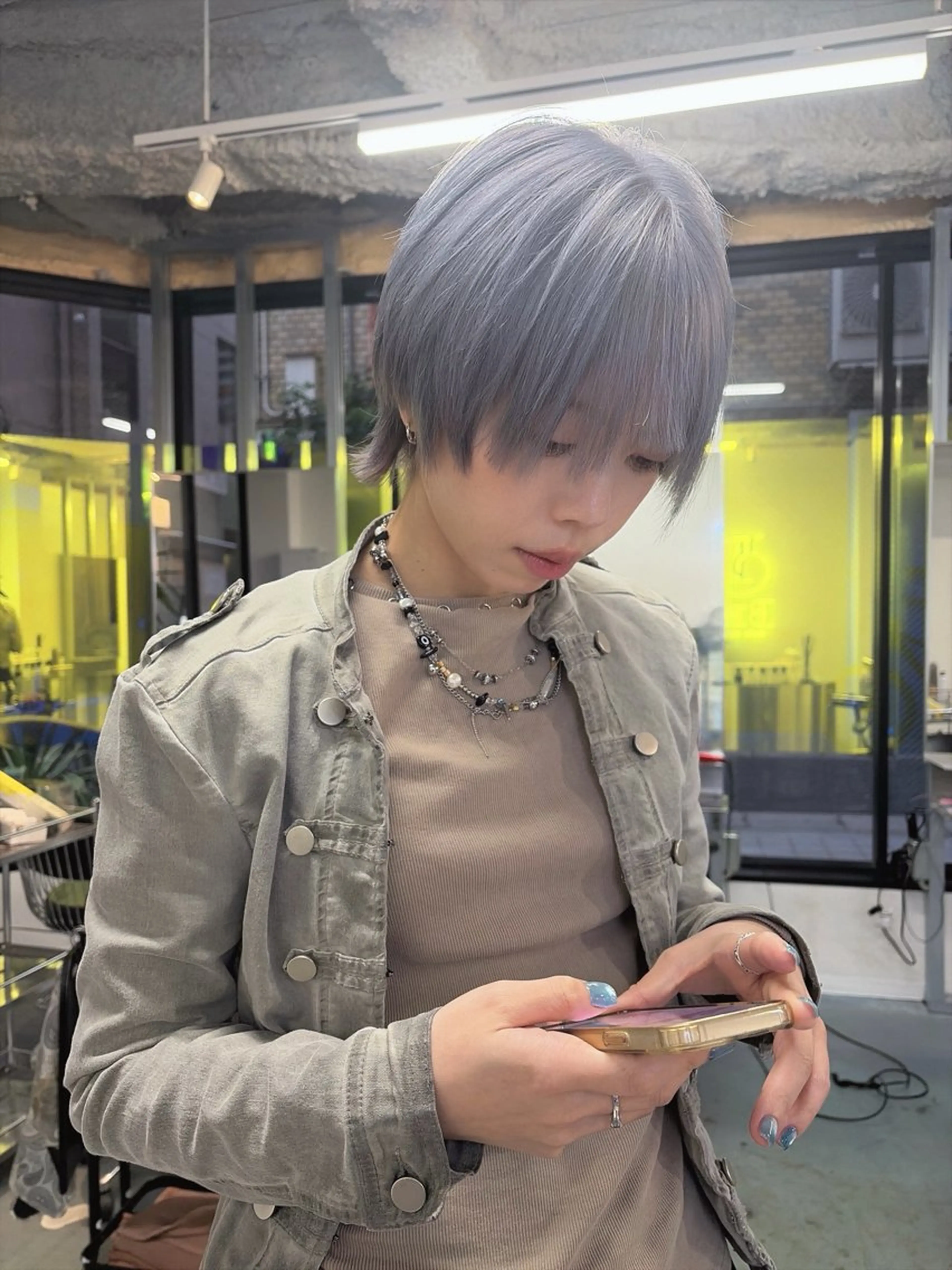 ショート カラー 富永 翔伍のヘアスタイル