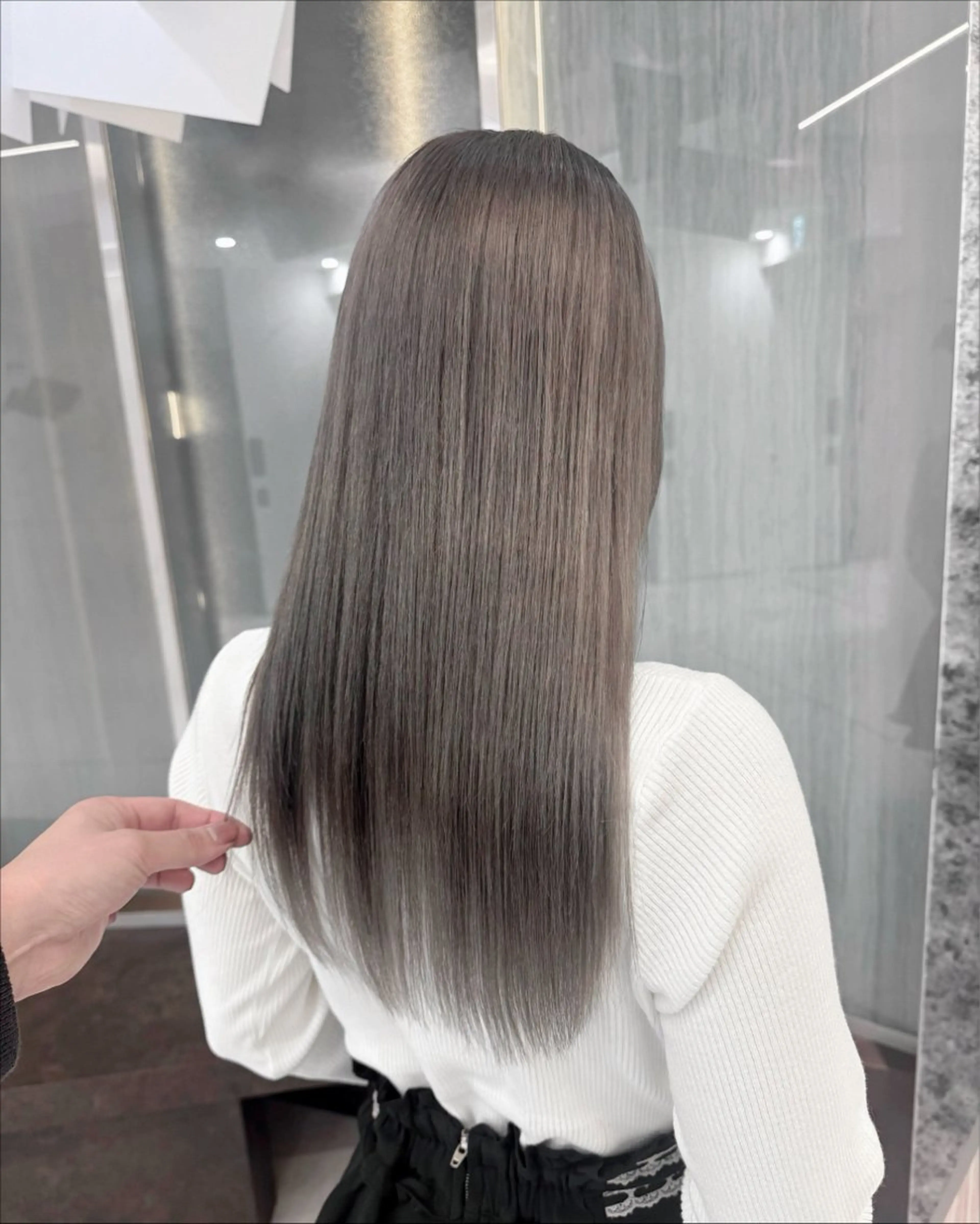 セミロング カット ヘアカラー トリートメント foto所属・カット特化 /BLUET/新宿のヘアスタイル