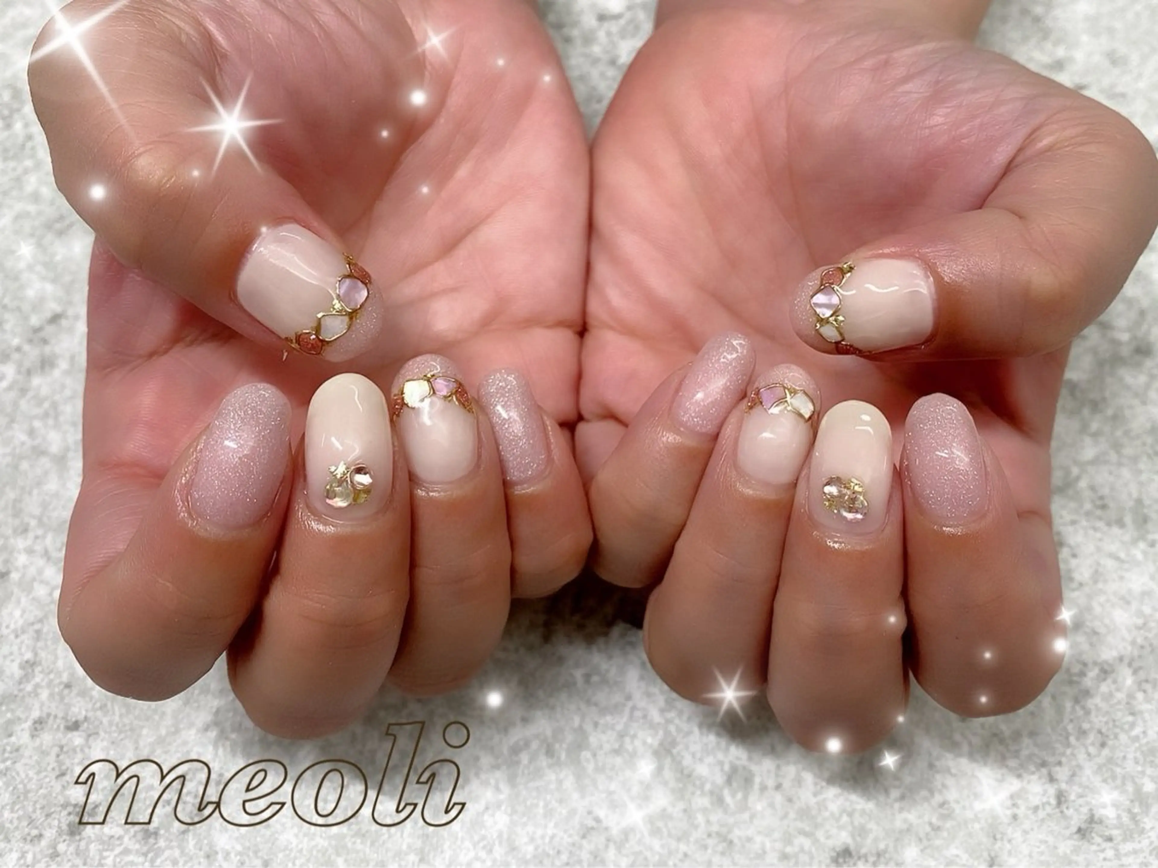 ネイル ハンドネイル nail salon meoli メグのネイルデザイン