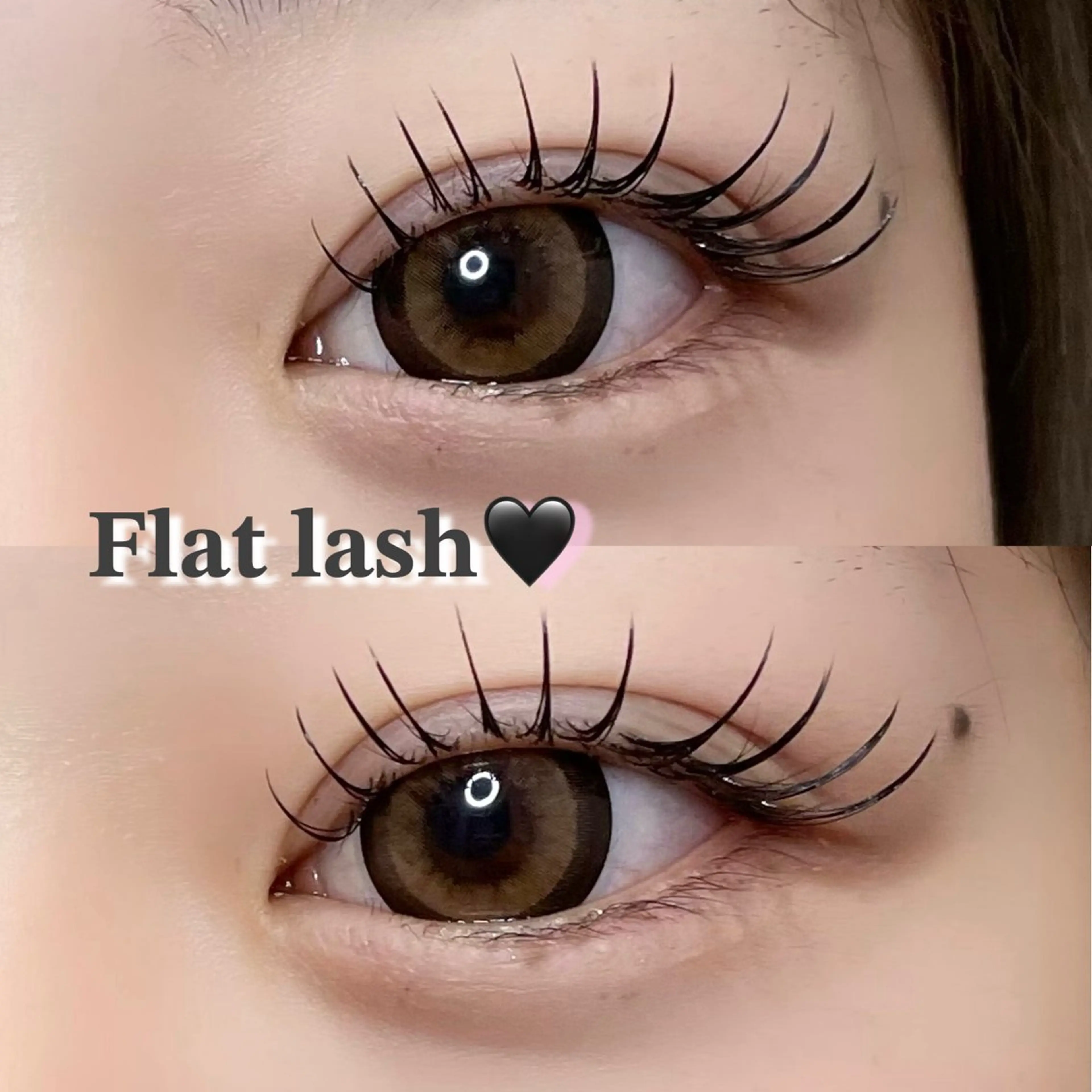 マツエク・マツパ フラットラッシュ マツエク eyelash Re:nkのマツエク・マツパデザイン