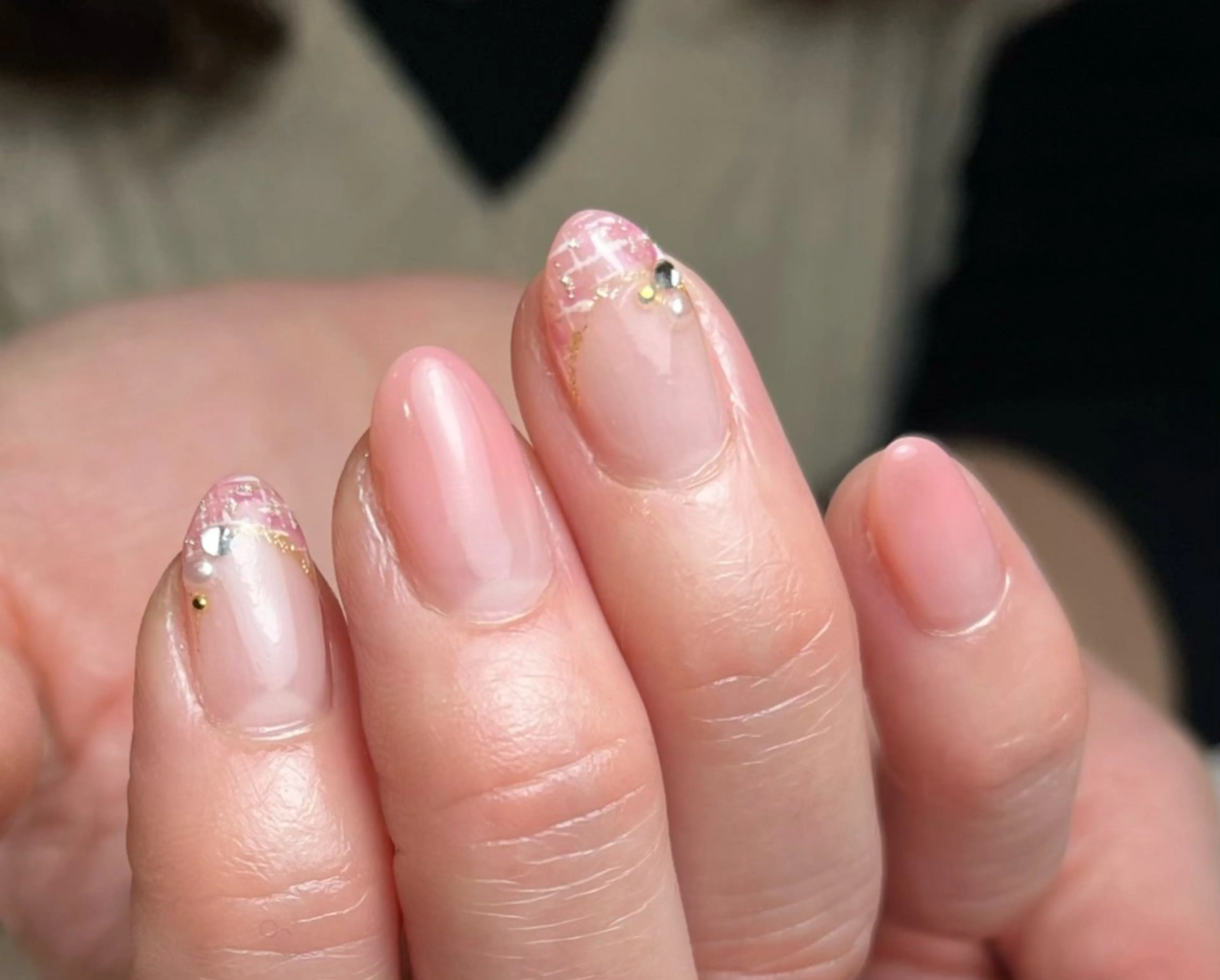 ネイル フレンチネイル ハンドネイル infinity skyのネイルデザイン