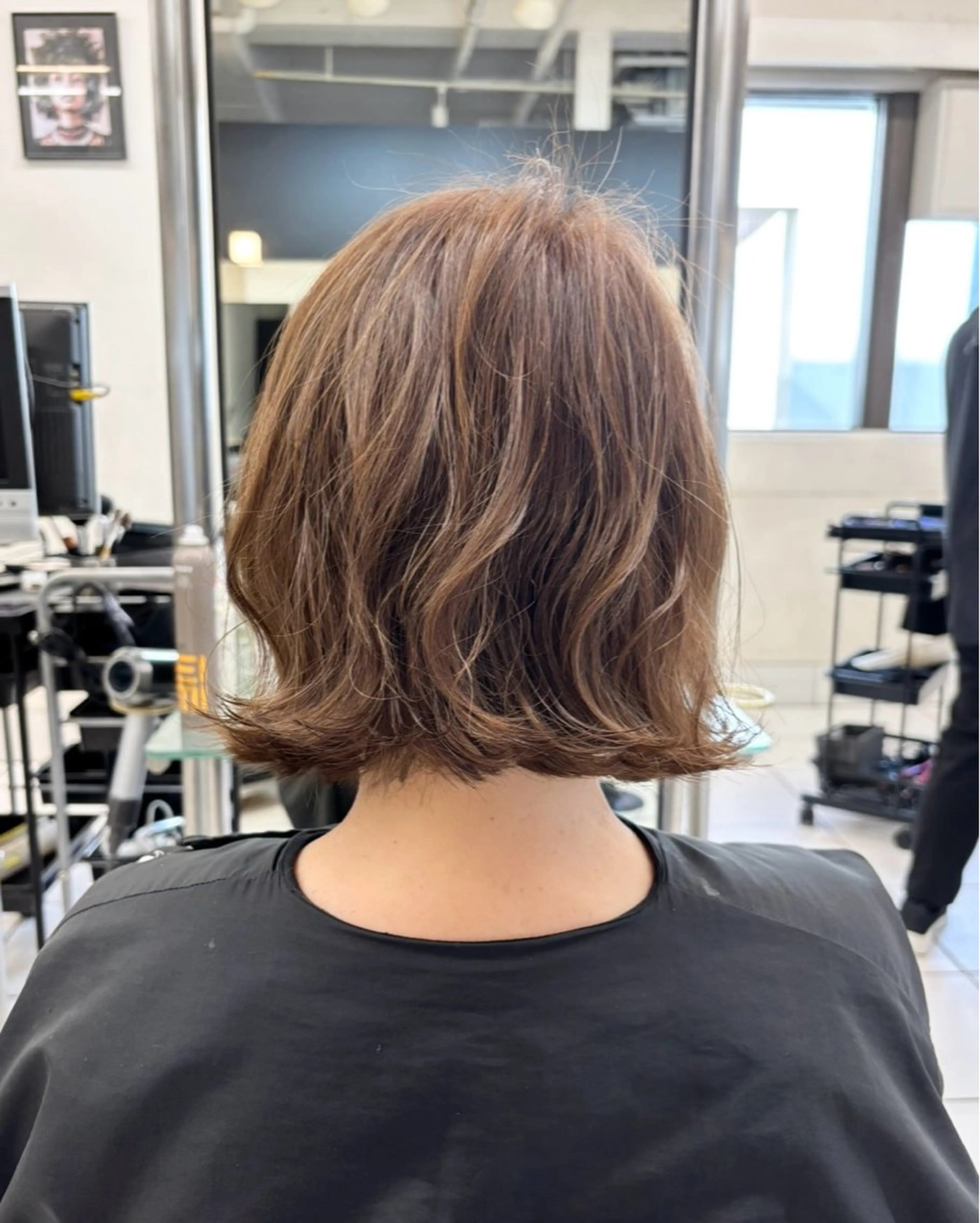 ショート ボブ くせ毛 TONI&GUY福岡天神所属・牧野美波💎ショート ヘア/カット/天神のヘアスタイル