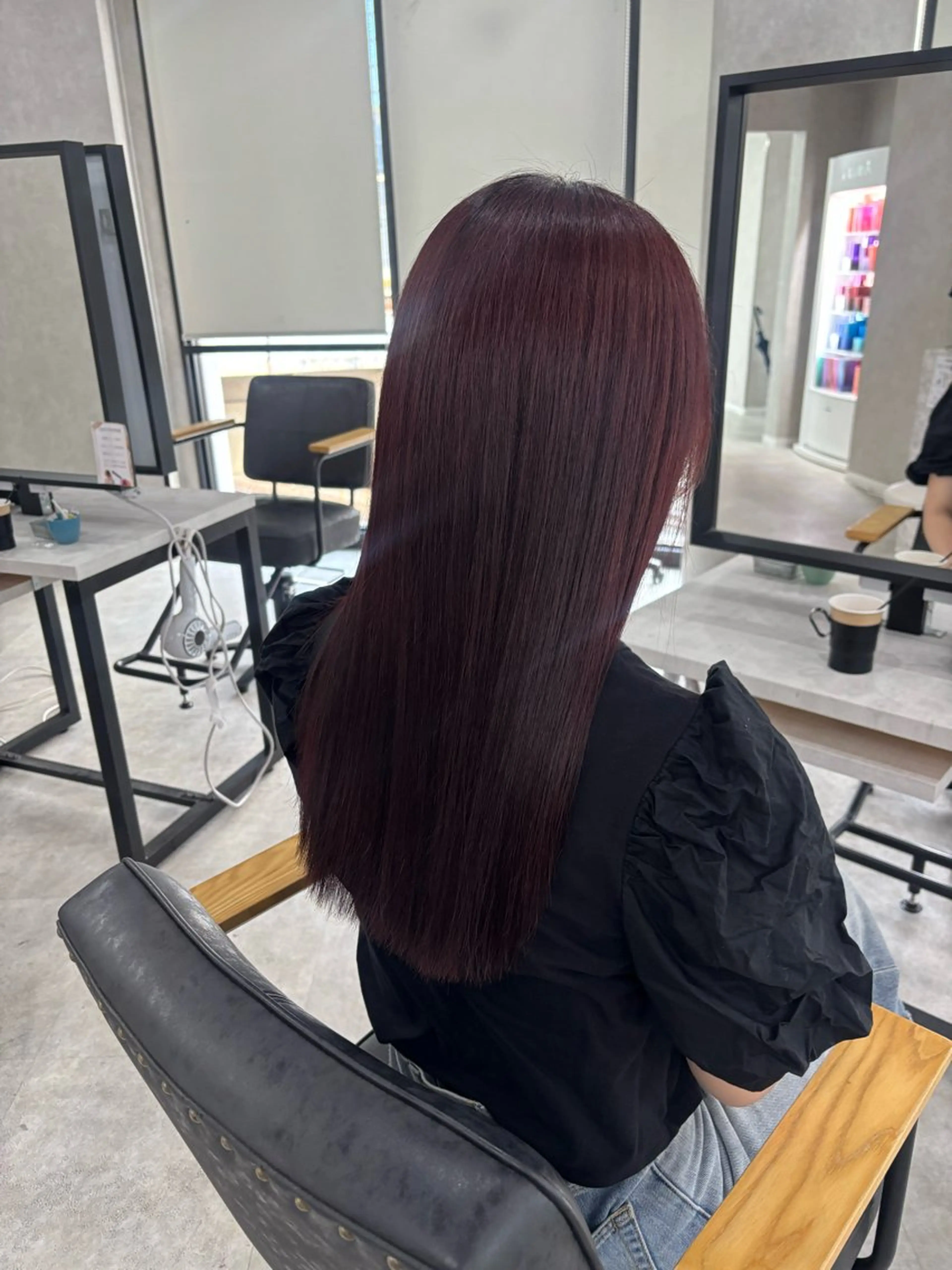 ロング カラー ヘアカラー トリートメント 透明感カラー×顔周り カットhinata♡のヘアスタイル
