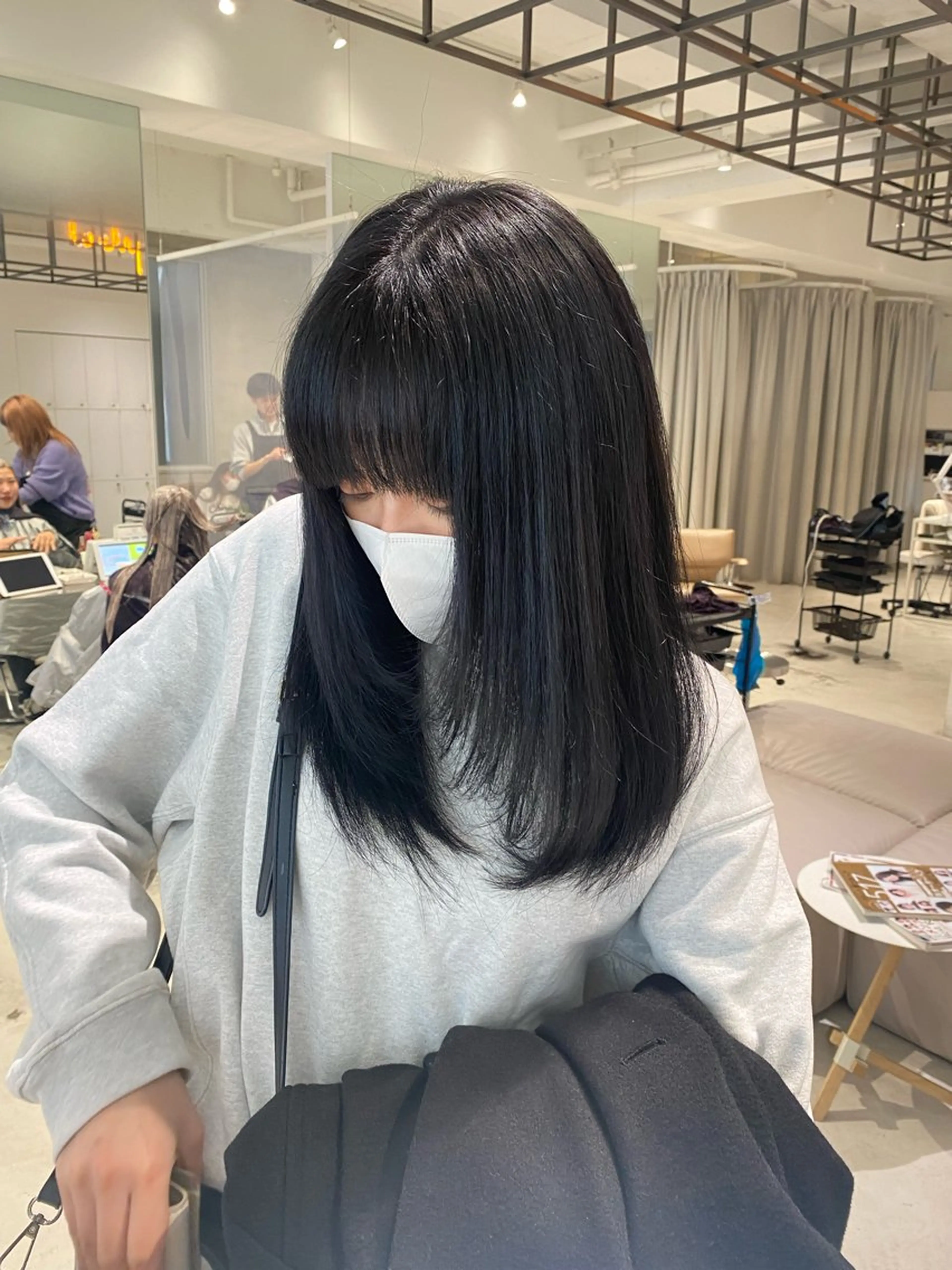 セミロング レイヤーカット ミキ stylistのヘアスタイル