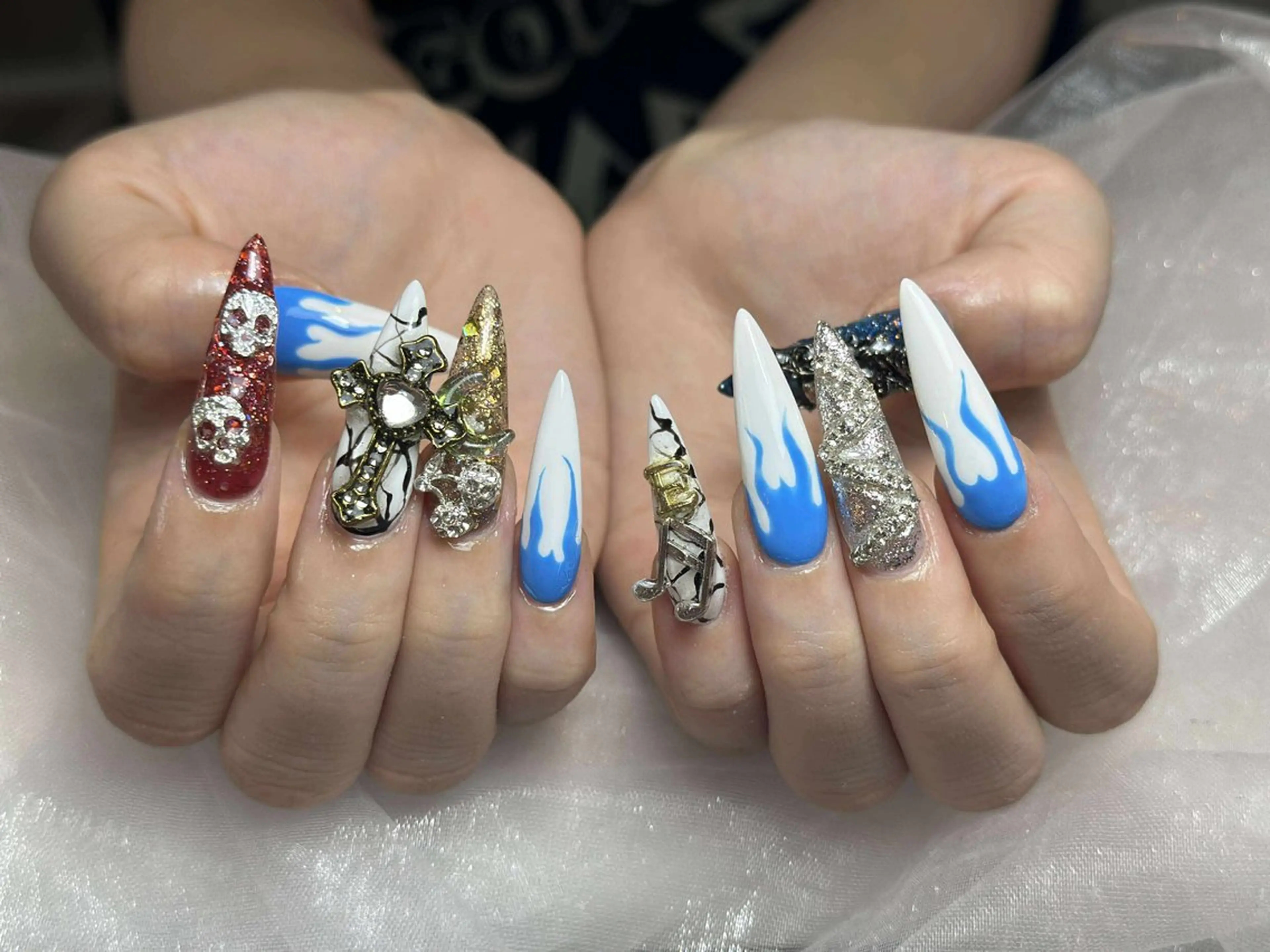 ネイル アートネイル 成人式 ジェルネイル ニュアンスネイル 夏ネイル ハンドネイル Jenn Nail Shinokuboのネイルデザイン