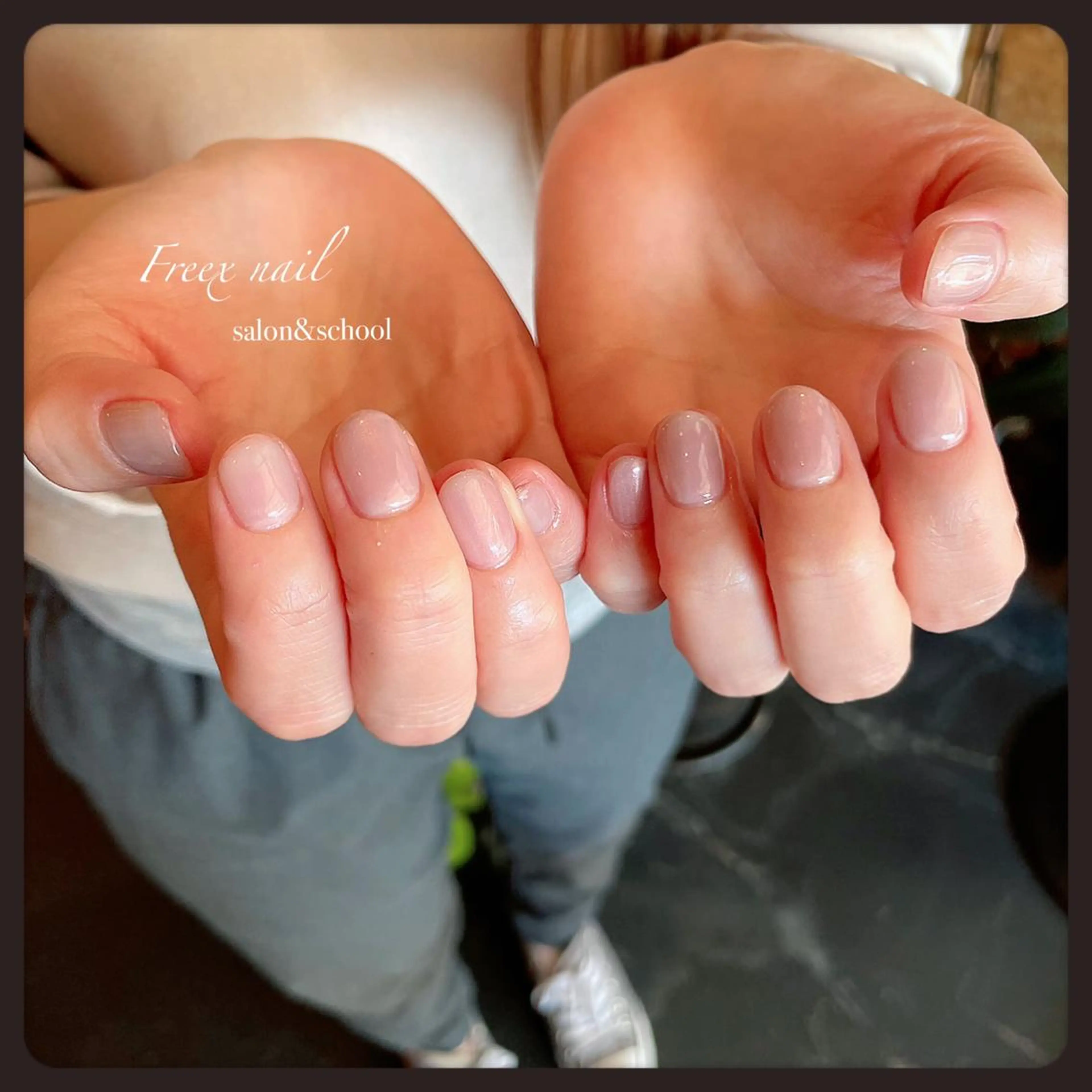 ネイル シンプルネイル ハンドネイル ハンドケア freex nail /ニュアンス/個性派のネイルデザイン